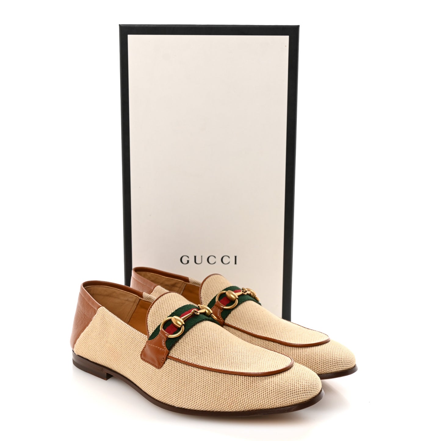 Canvas Web Mens Brixton Horsebit Loafers 8 Sand Light Cuir