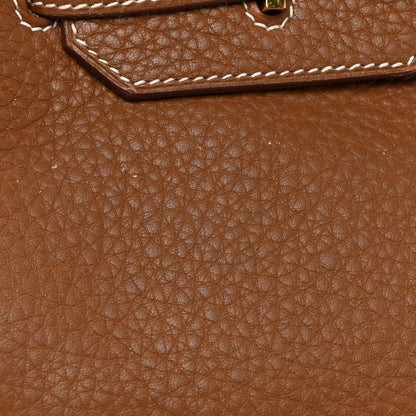 Hermes Taurillon Clemence Birkin 35 Gold 23 of 25