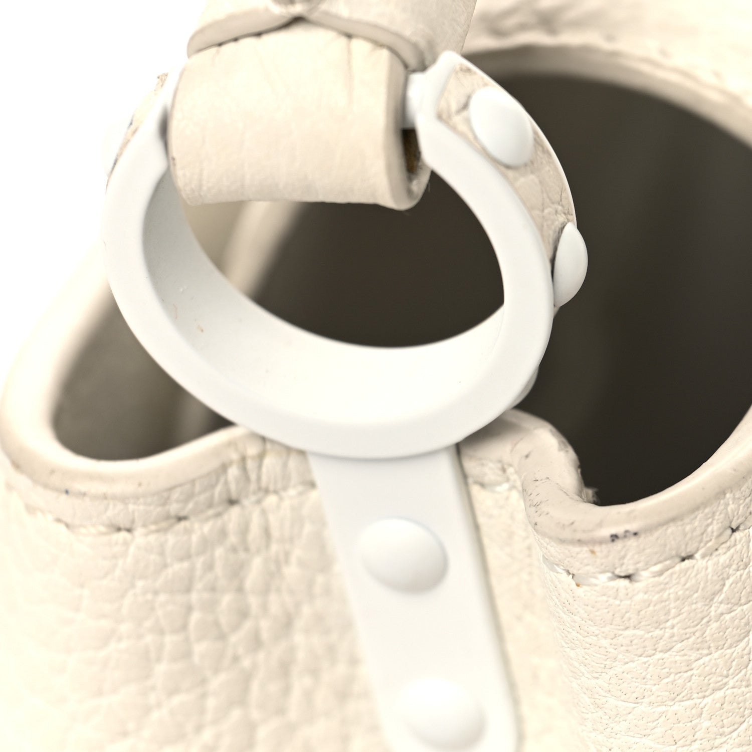 Louis Vuitton Taurillon Mini Capucines Monochrome  White 12 of 12