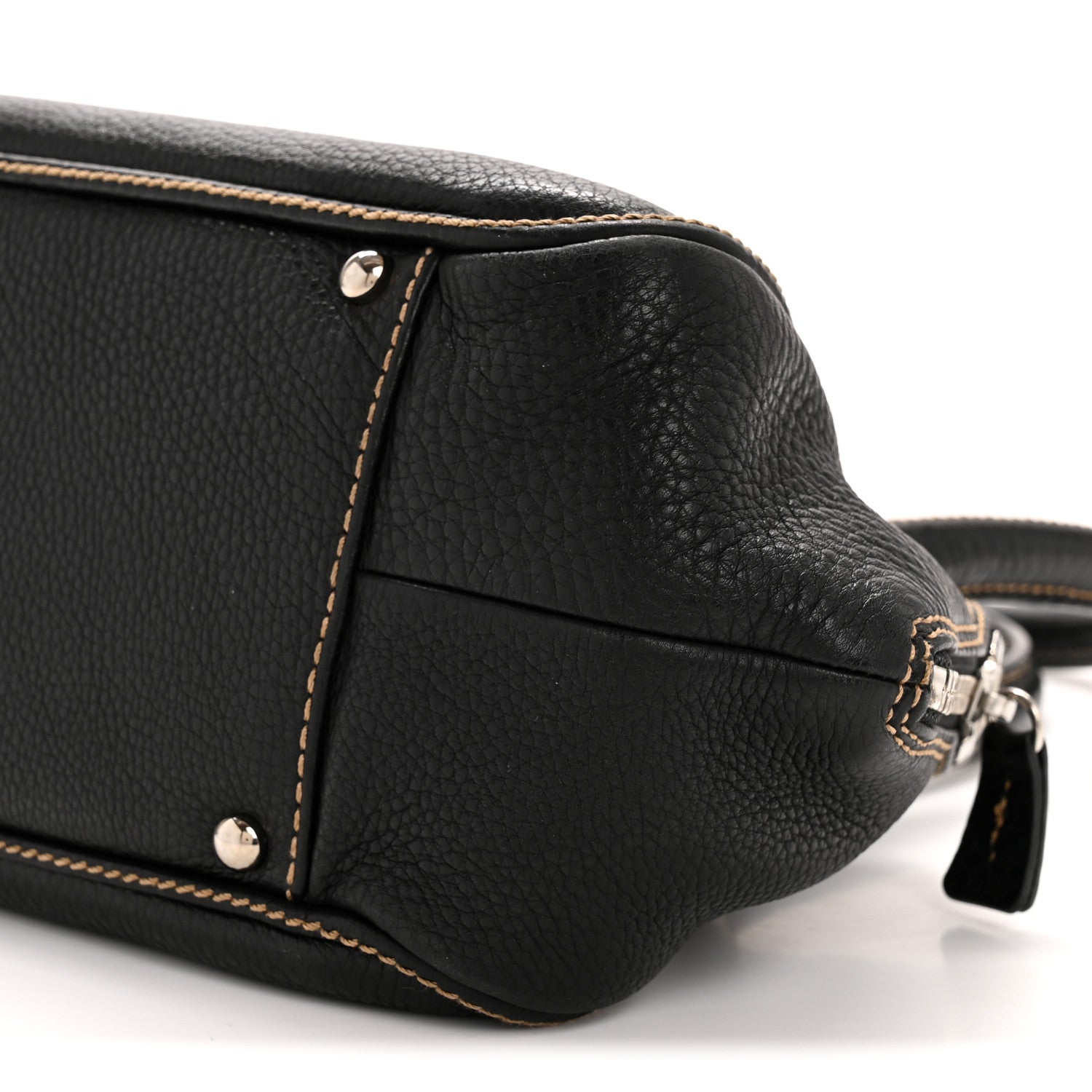 Chanel Calfskin Small Tassel Bowler  Black 10 of 15