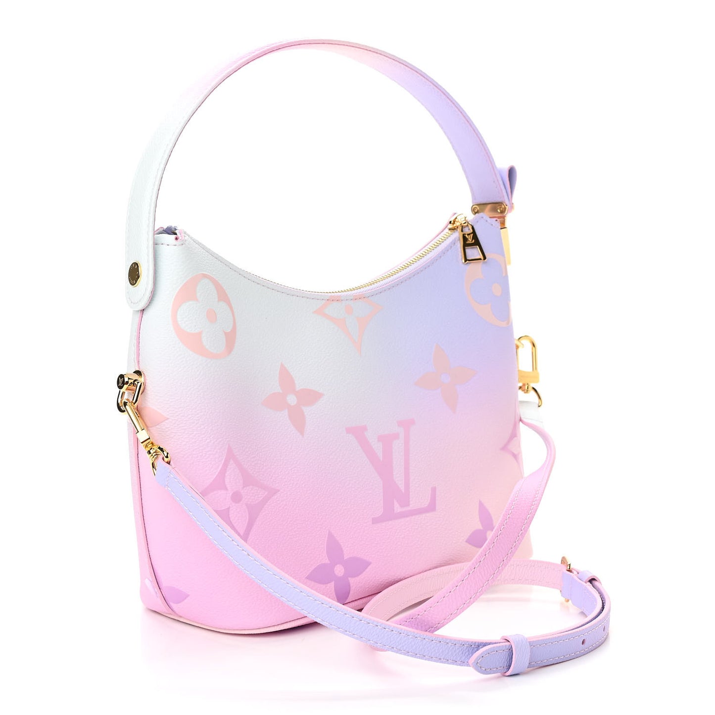 Monogram Giant Spring In The City Marshmallow Hobo PM Sunrise Pastel