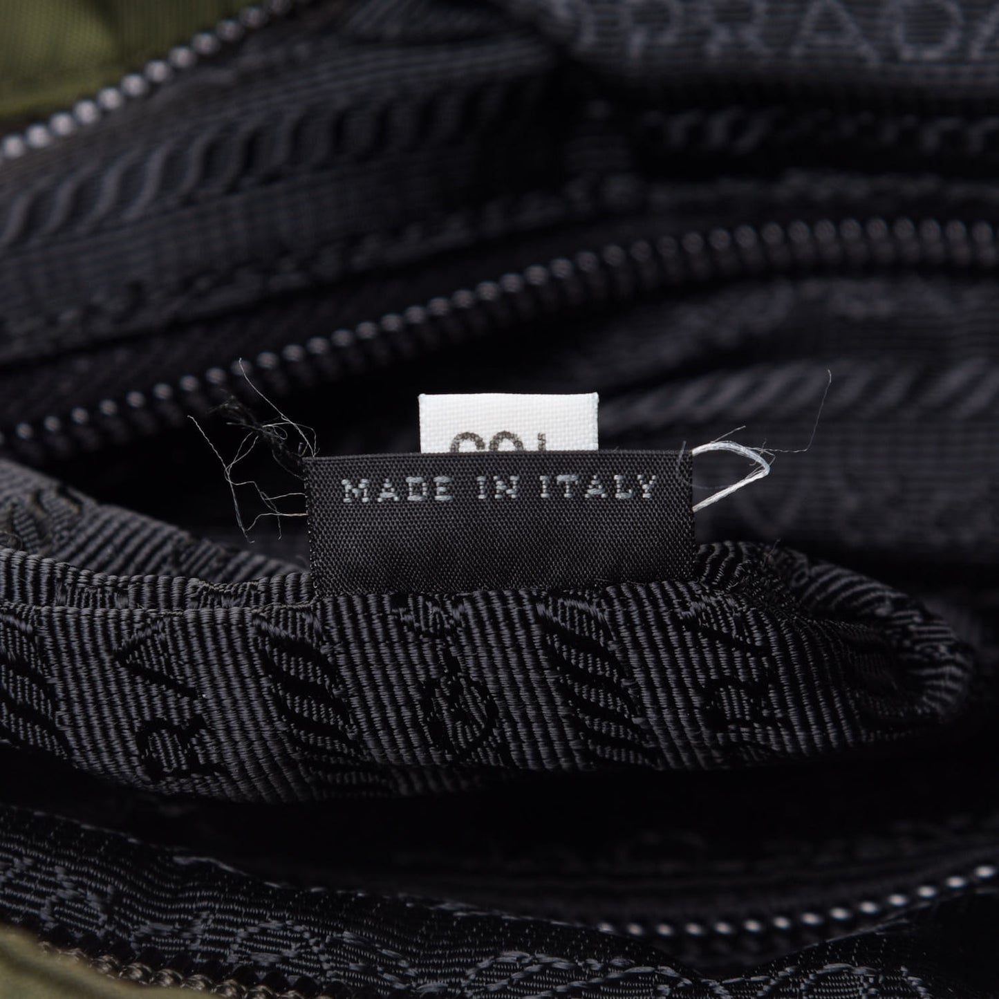Tessuto Nylon Flat Messenger Bag Militare