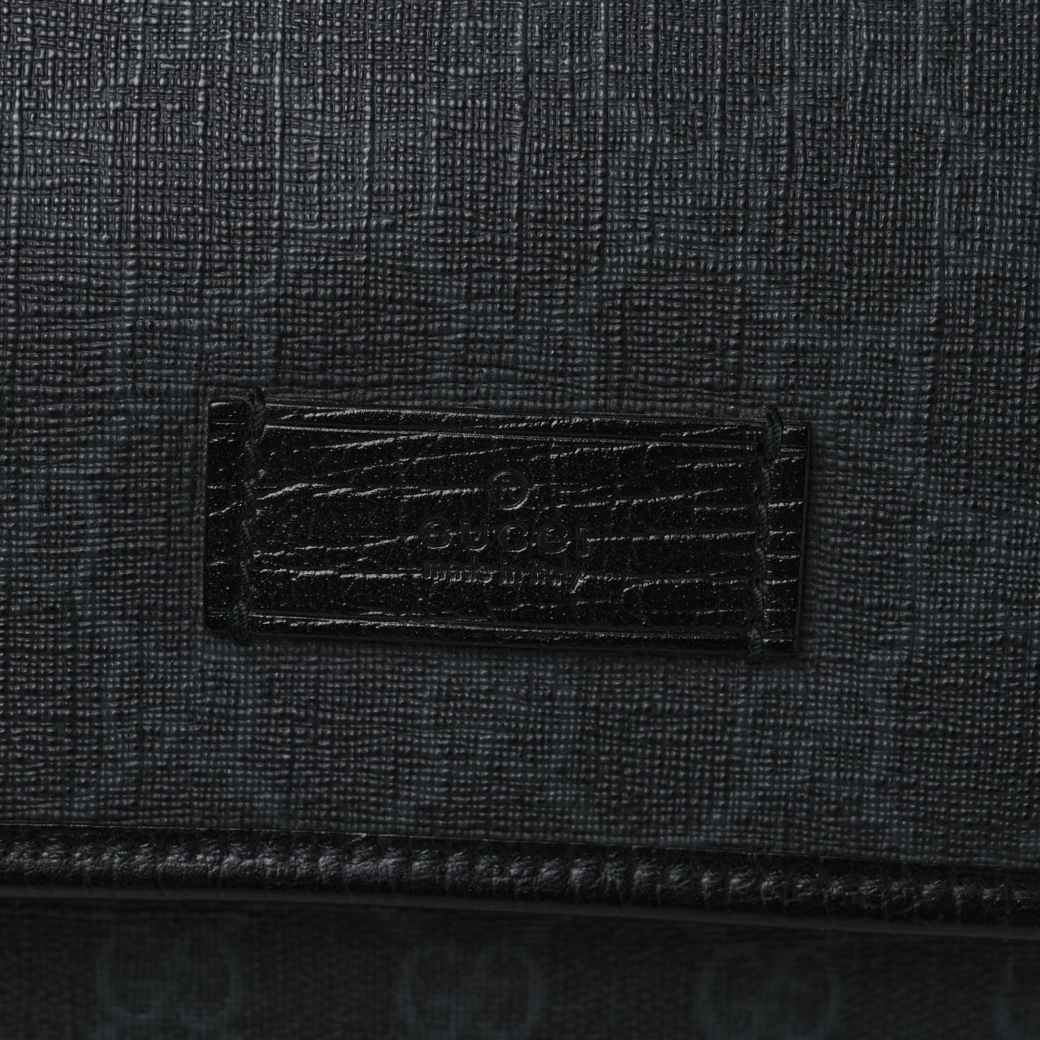 Gucci GG Plus Monogram Medium Flap Messenger Bag Black 16 of 17