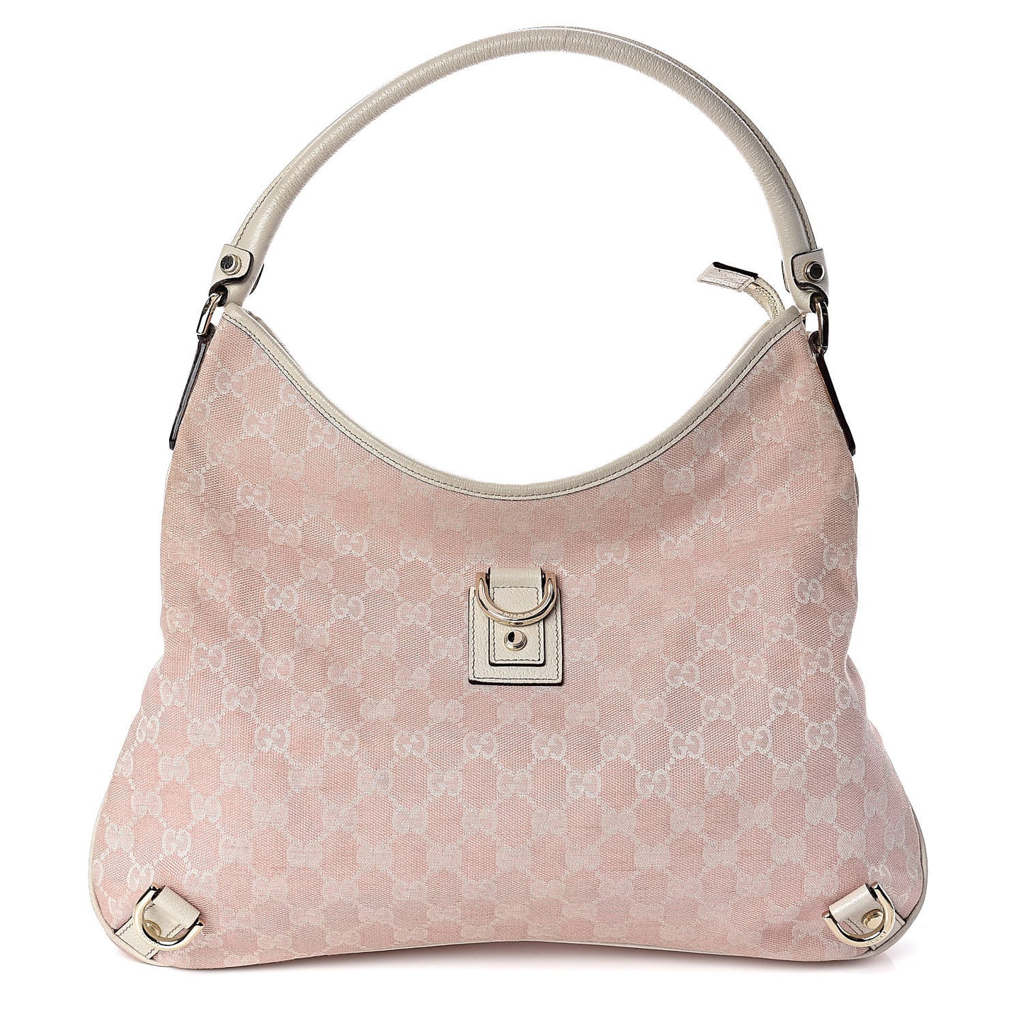Monogram Large Abbey D Ring Hobo Pink