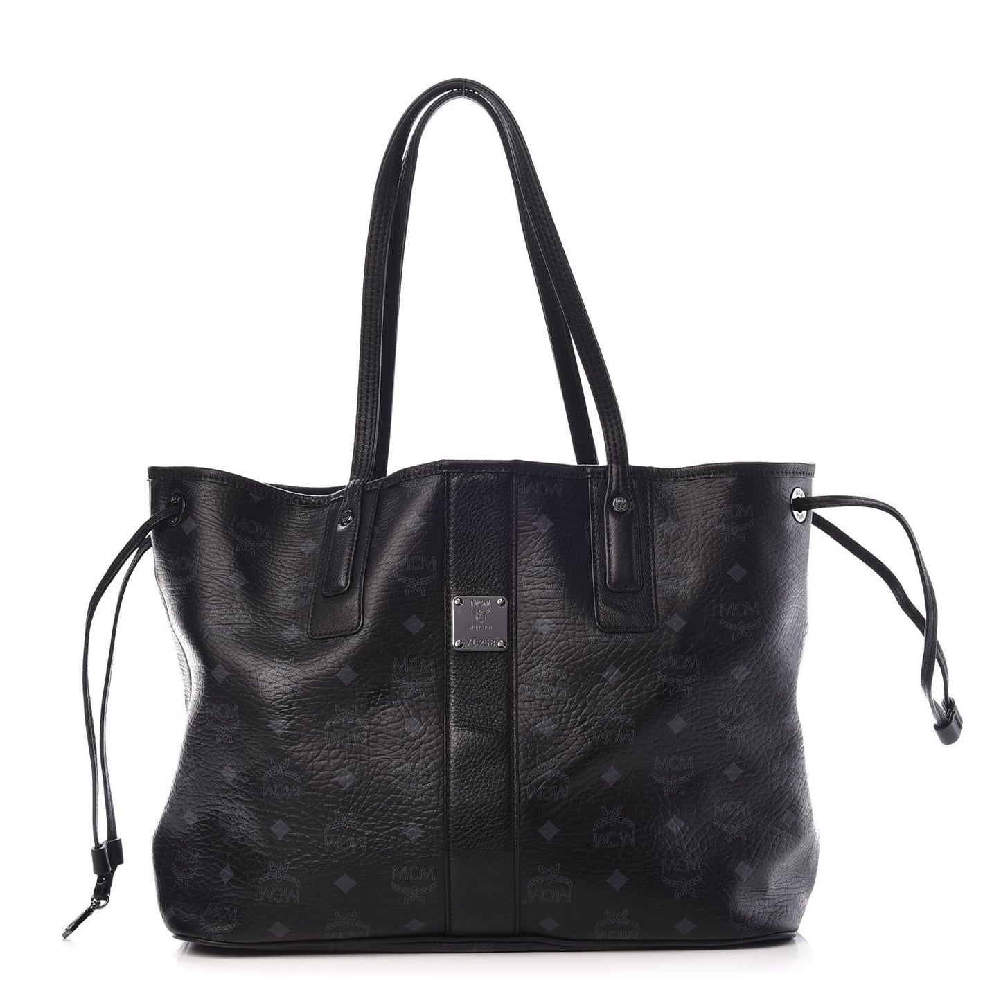 Visetos Medium Liz Reversible Shopper Tote Black