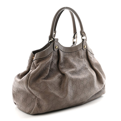 Gucci Guccissima Medium Sukey Tote Taupe 3 of 9