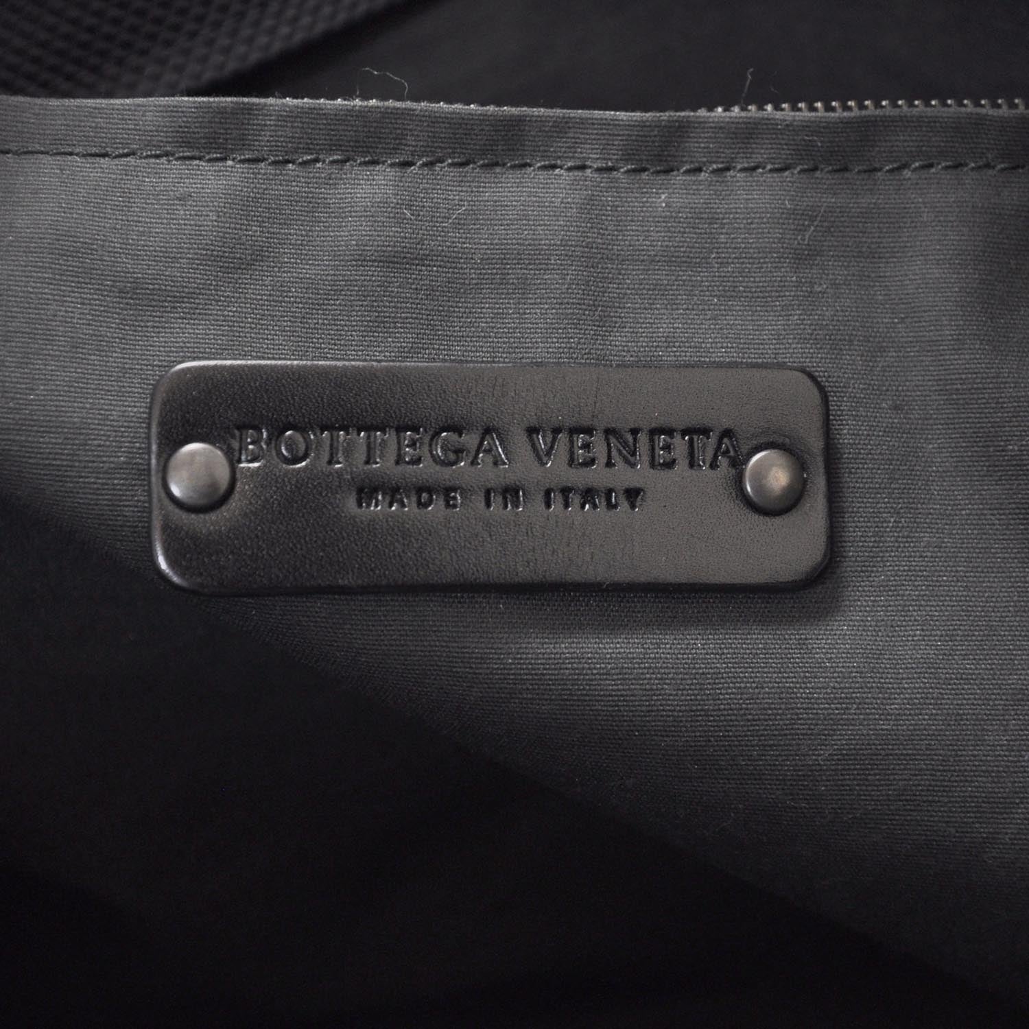 Bottega Veneta Marco Polo Medium Travel Tote Dark Navy Nero Black 7 of 10