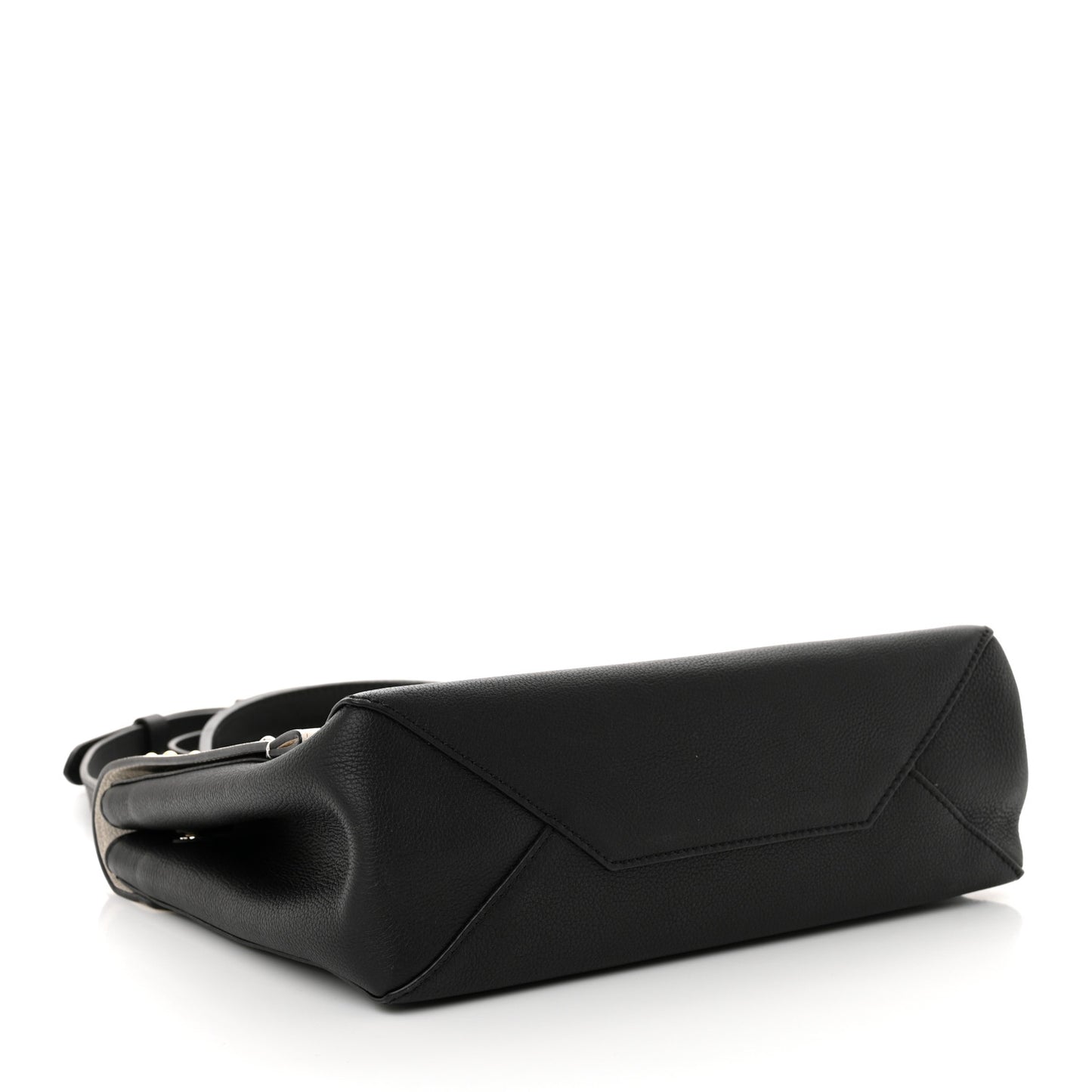 Calfskin Mechanical Flowers Lockme II Black White
