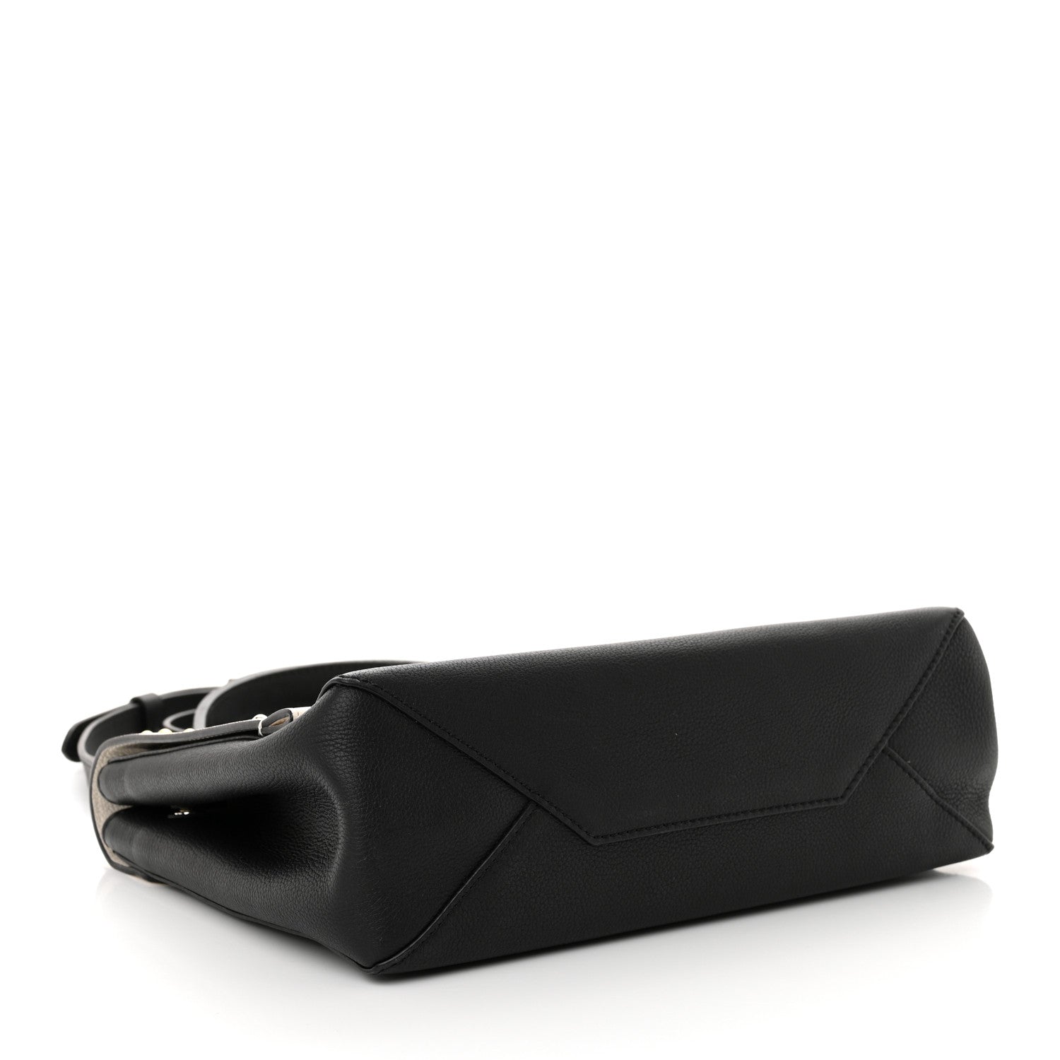 Louis Vuitton Calfskin Mechanical Flowers Lockme II Black White 4 of 10