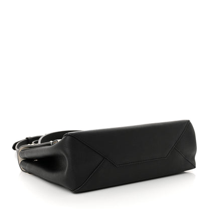 Louis Vuitton Calfskin Mechanical Flowers Lockme II Black White 4 of 10
