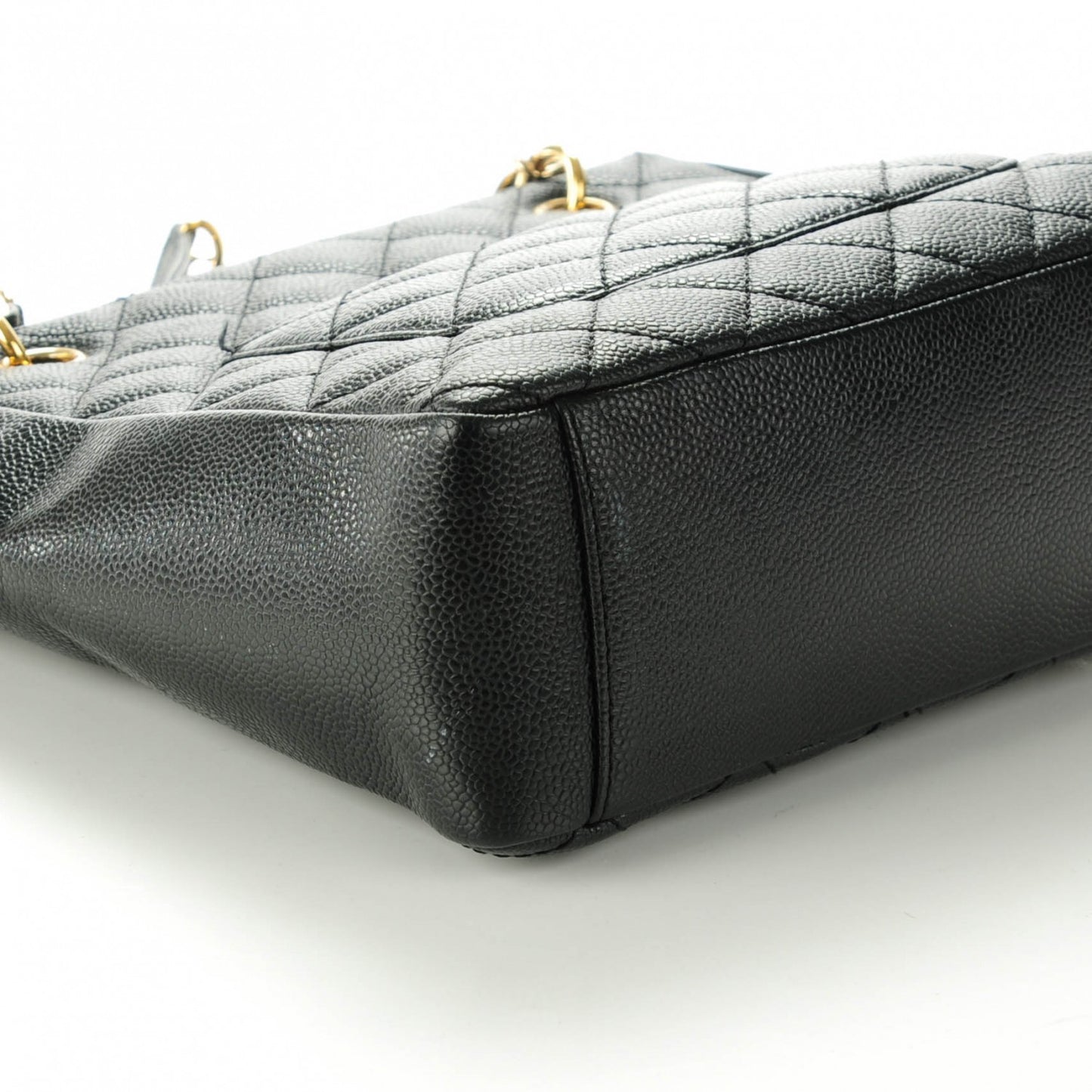 Caviar Petit Shopping Tote PST Black