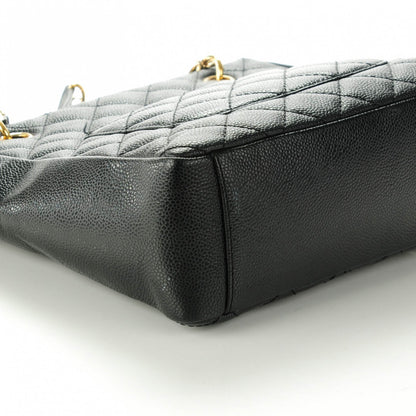 Chanel Caviar Petit Shopping Tote PST Black 19 of 20