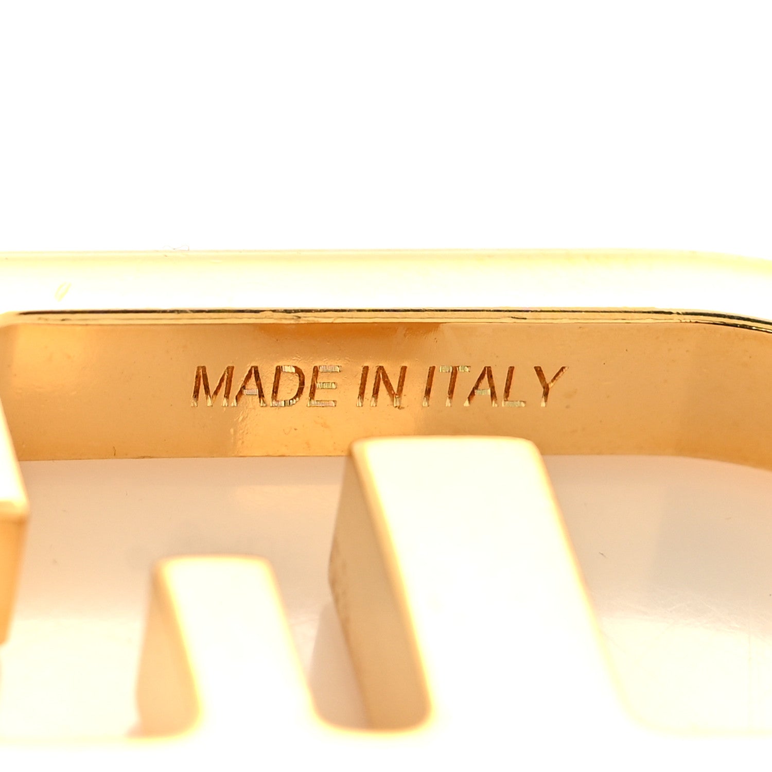 Fendi Metal O'Lock Strap You Gold 4 of 4