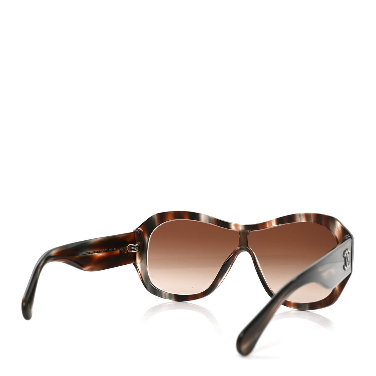 CC Luxury Shield Sunglasses CHANEL Sunglasses: Shield Sunglasses, metal — Fashion | CHANEL main image 4