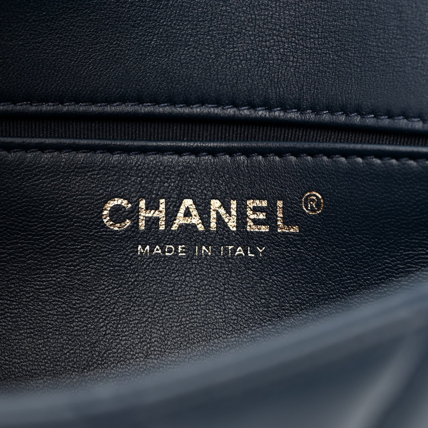 Chanel Lambskin Quilted Braided Messenger Flap Navy Multicolor 6 of 11