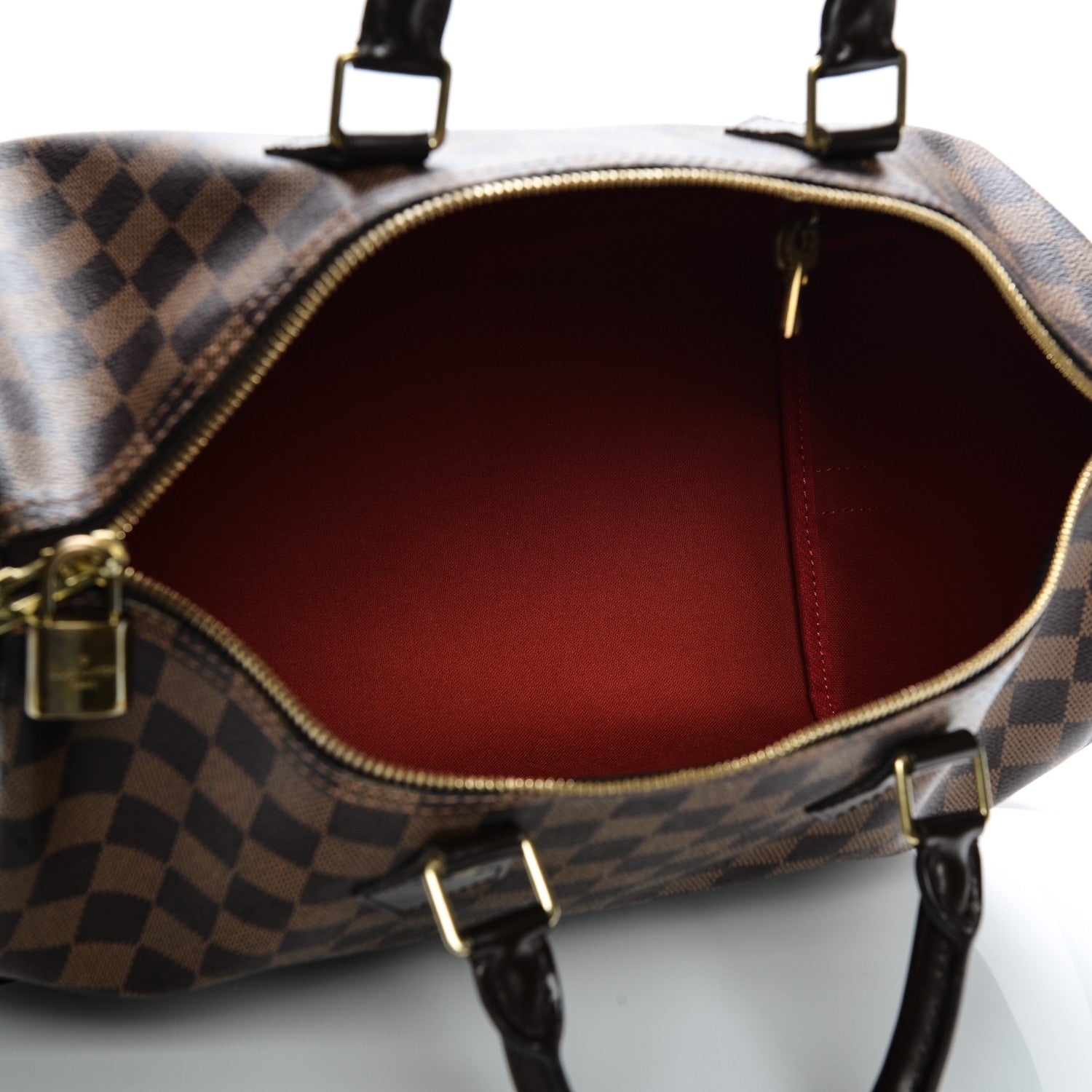 Louis Vuitton Damier Ebene Speedy Bandouliere 35 5 of 8
