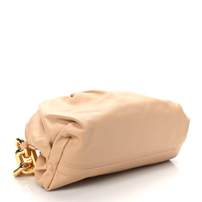 Bottega Veneta Calfskin The Pouch Chain Almond 4 of 9