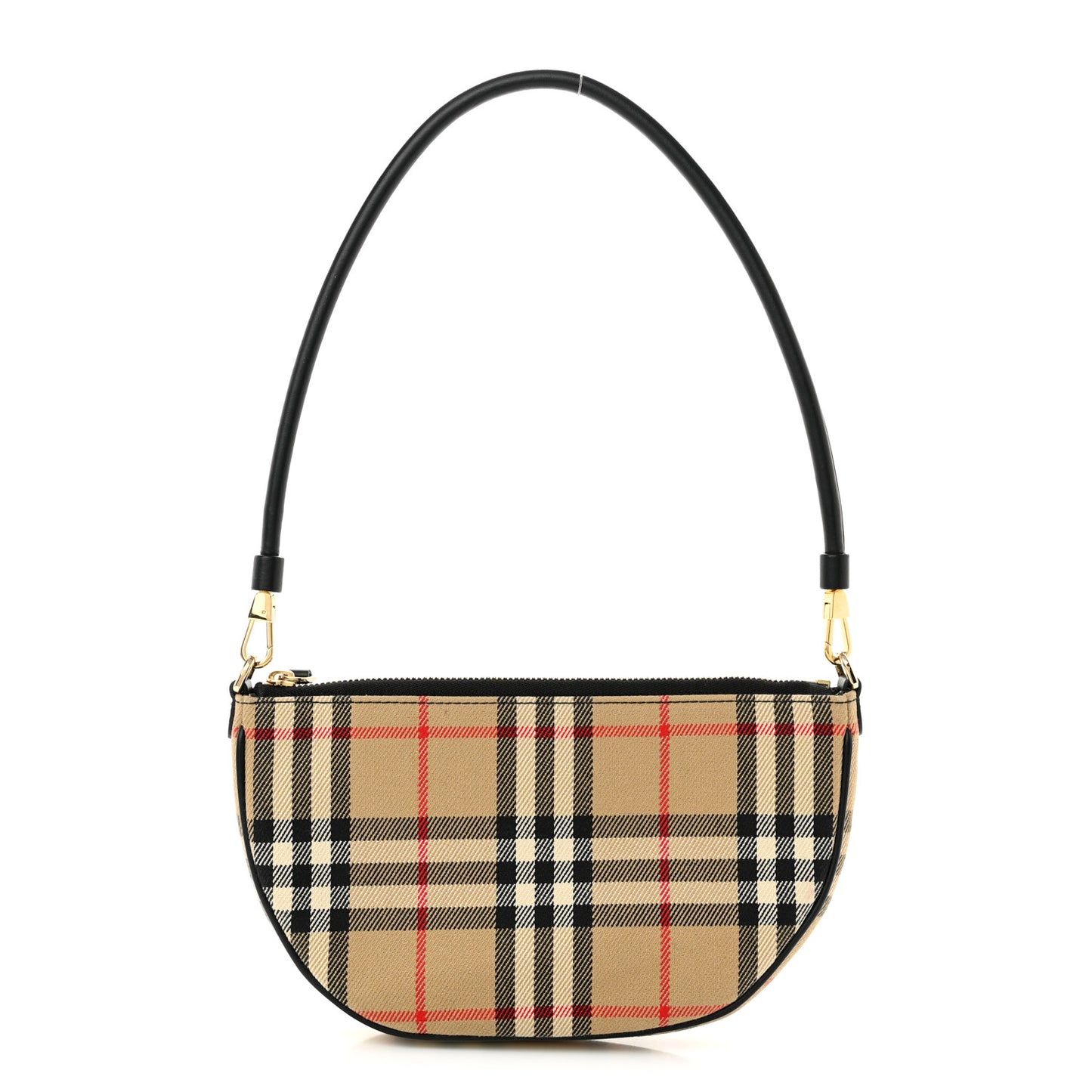 Vintage Check Calfskin Olympia Slim Pouch Archive Beige
