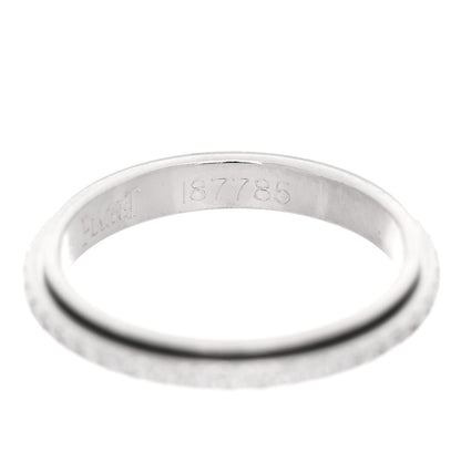 Piaget 18K White Gold Diamond .35ctw Possession Wedding Band Ring 47 4 5 of 6