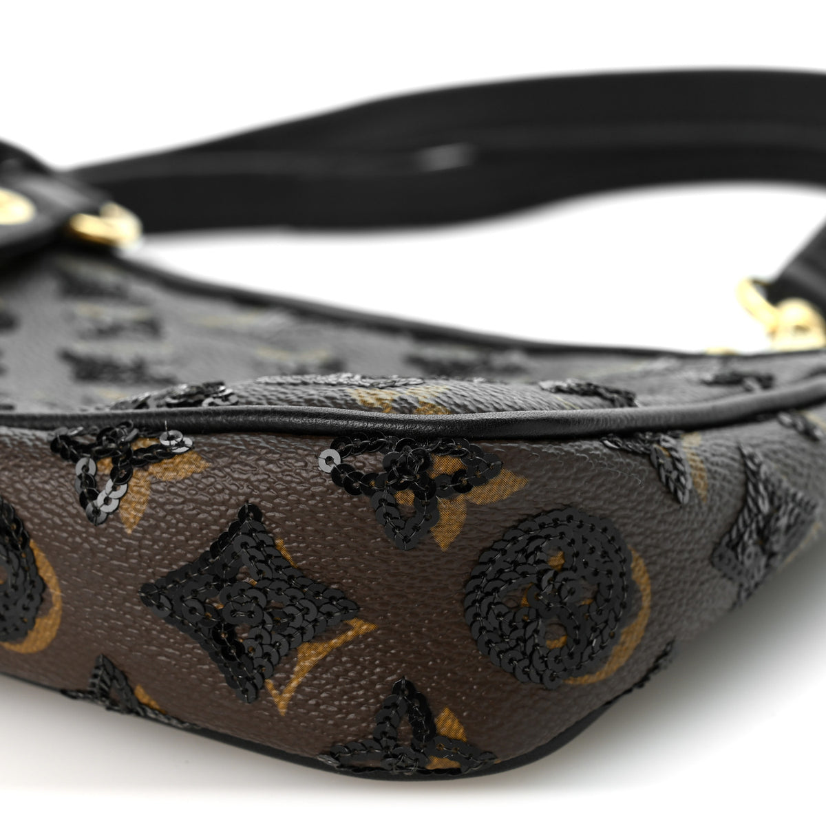 Monogram Sequins Eclipse Pochette Noir