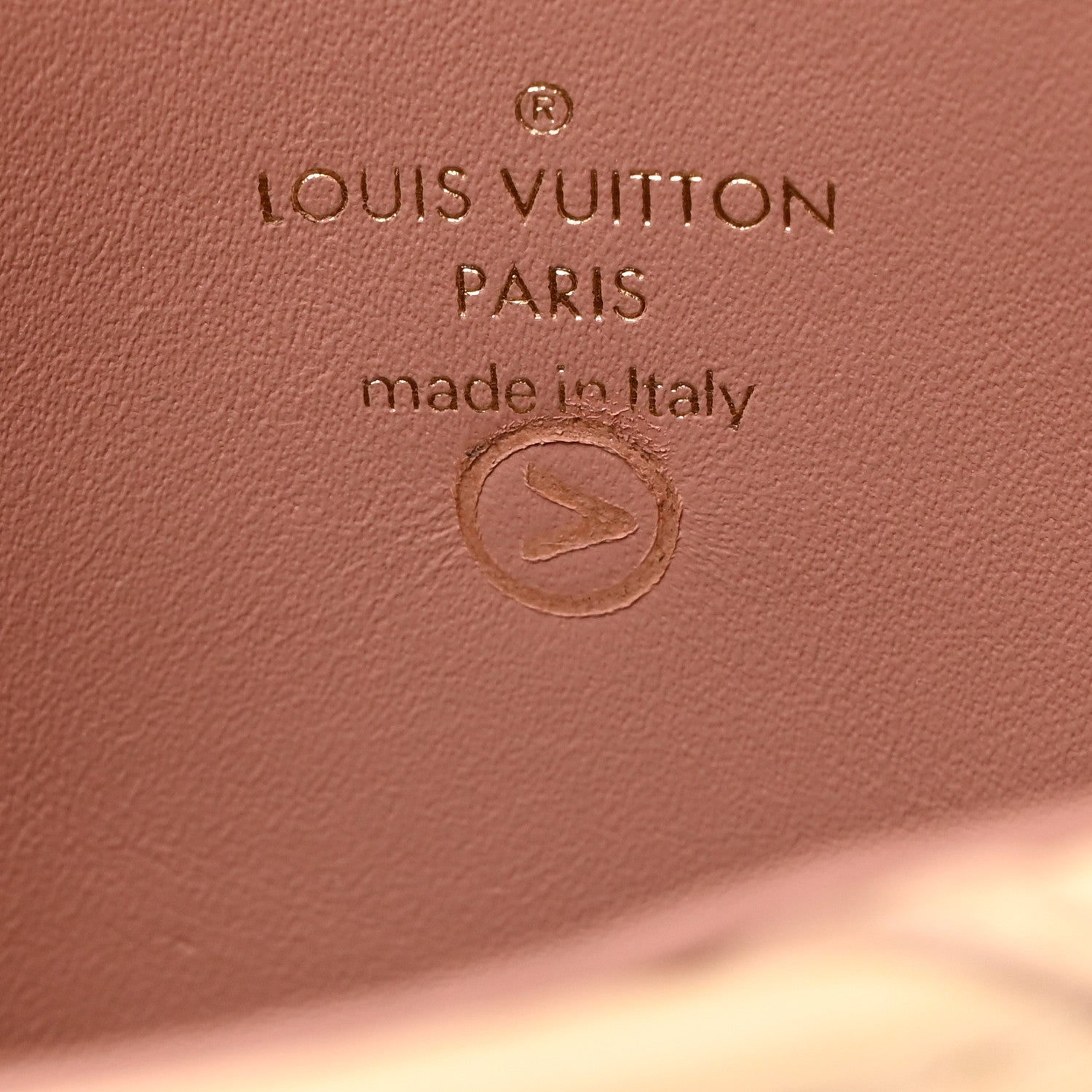 Louis Vuitton Lambskin Malletage Pico GO-14 Beige Pink 10 of 10