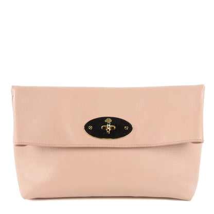 Mulberry Glossy Goat Clemmie Clutch Ballet Pink 1 of 8