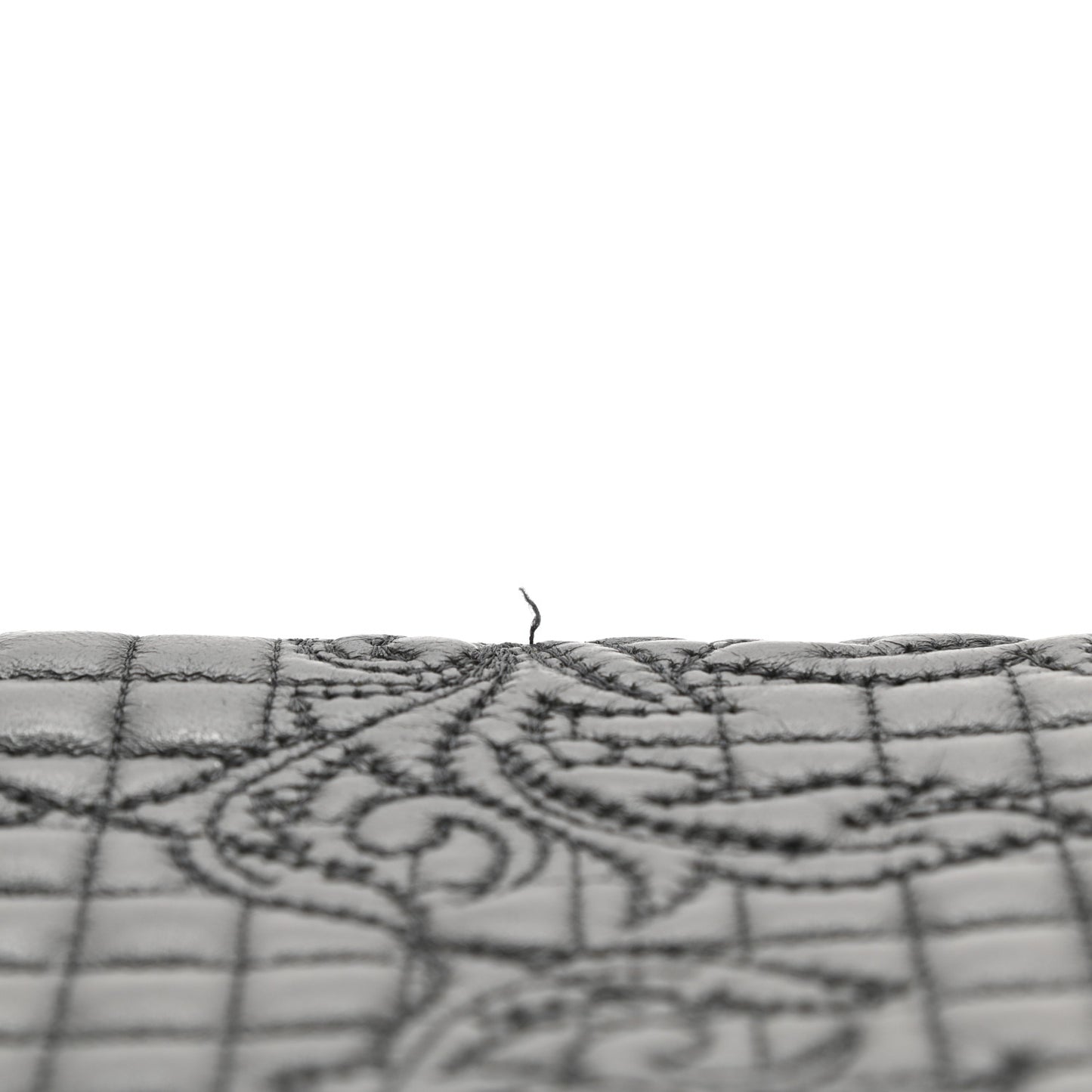 Nappa Barocco Quilted Vanitas Crossbody Black