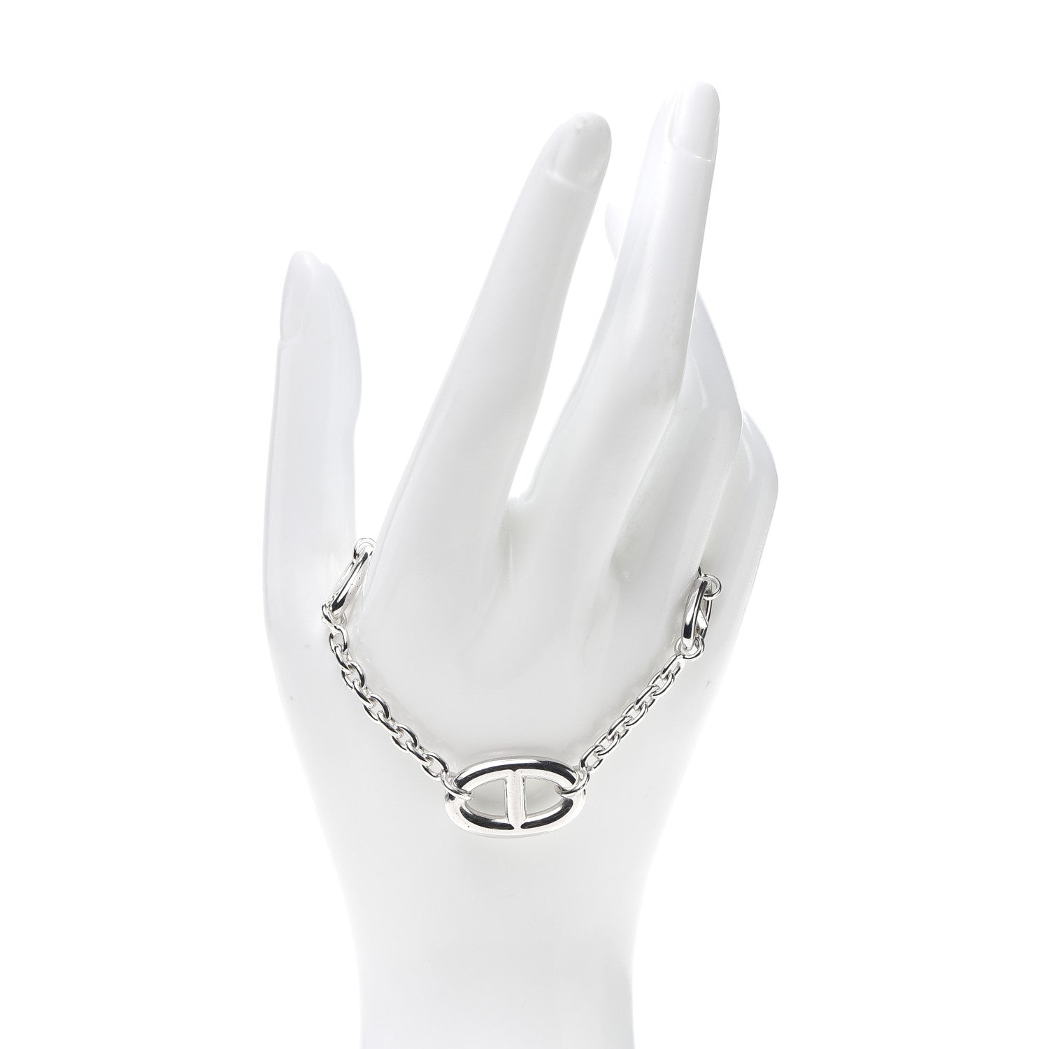 Hermes Sterling Silver Farandole Bracelet LG 2 of 5