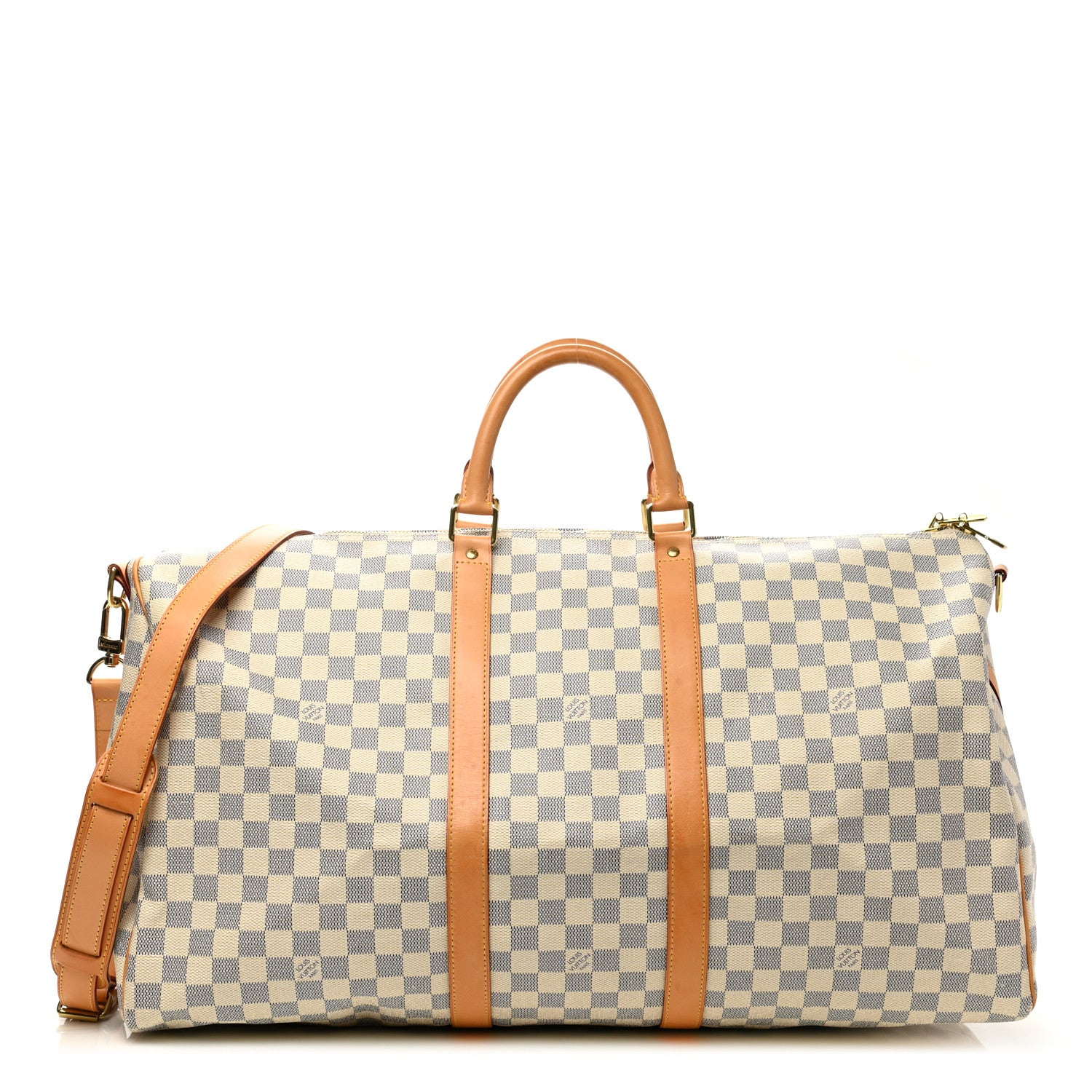 Louis Vuitton Damier Azur Keepall Bandouliere 55 1 of 15
