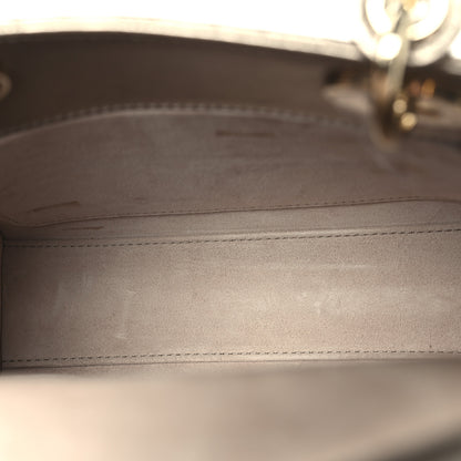 Christian Dior Metallic Lambskin Cannage Small My ABCDior Lady Dior Gold 4 of 8
