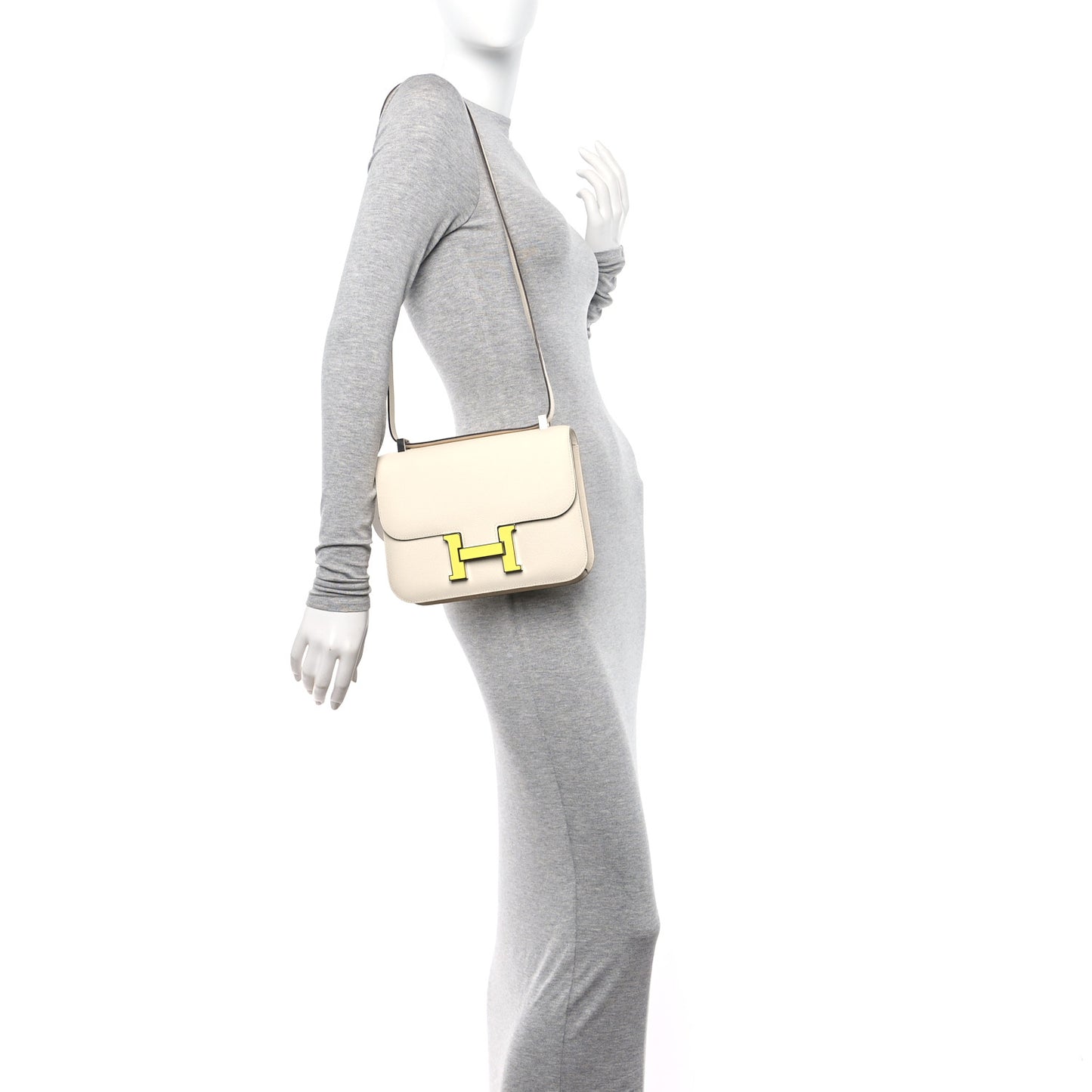 Epsom Enamel Constance 1-24 Nata Jaune Citron