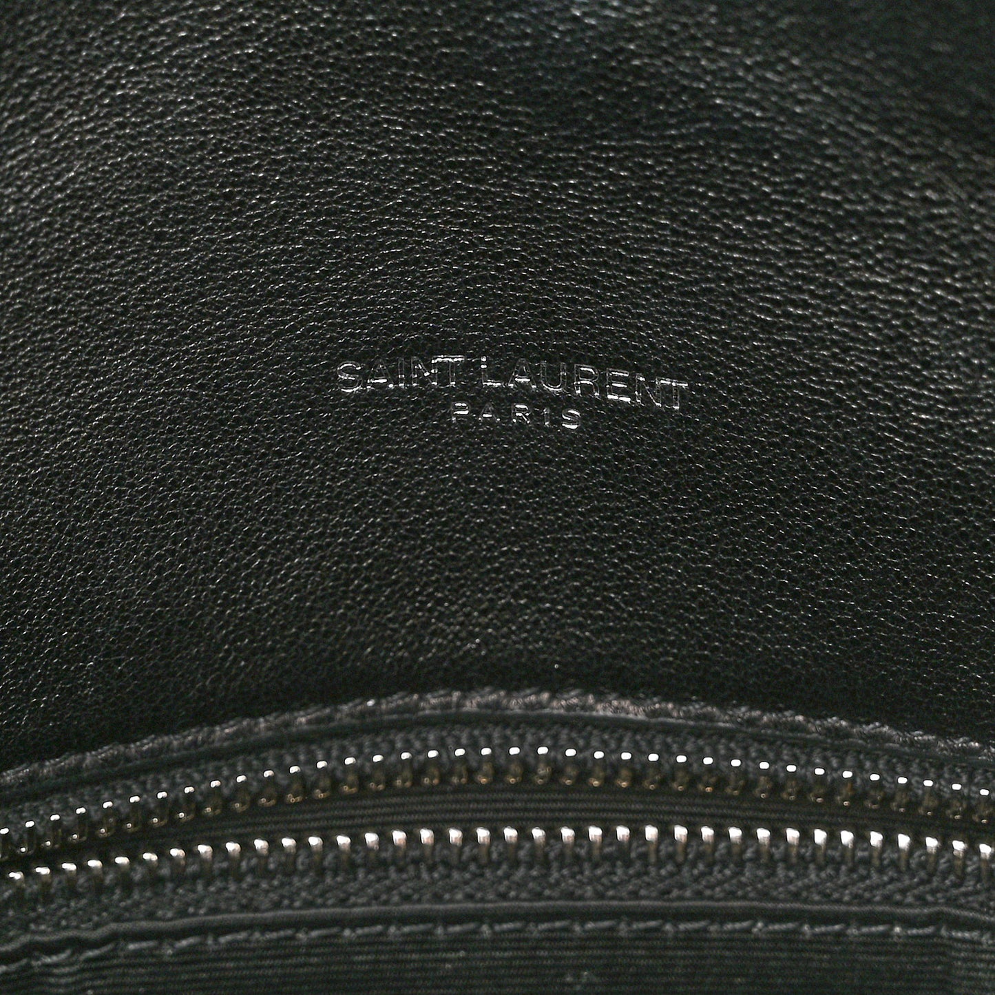Lambskin Quilted Medium Loulou Puffer Monogram Chain Satchel Black