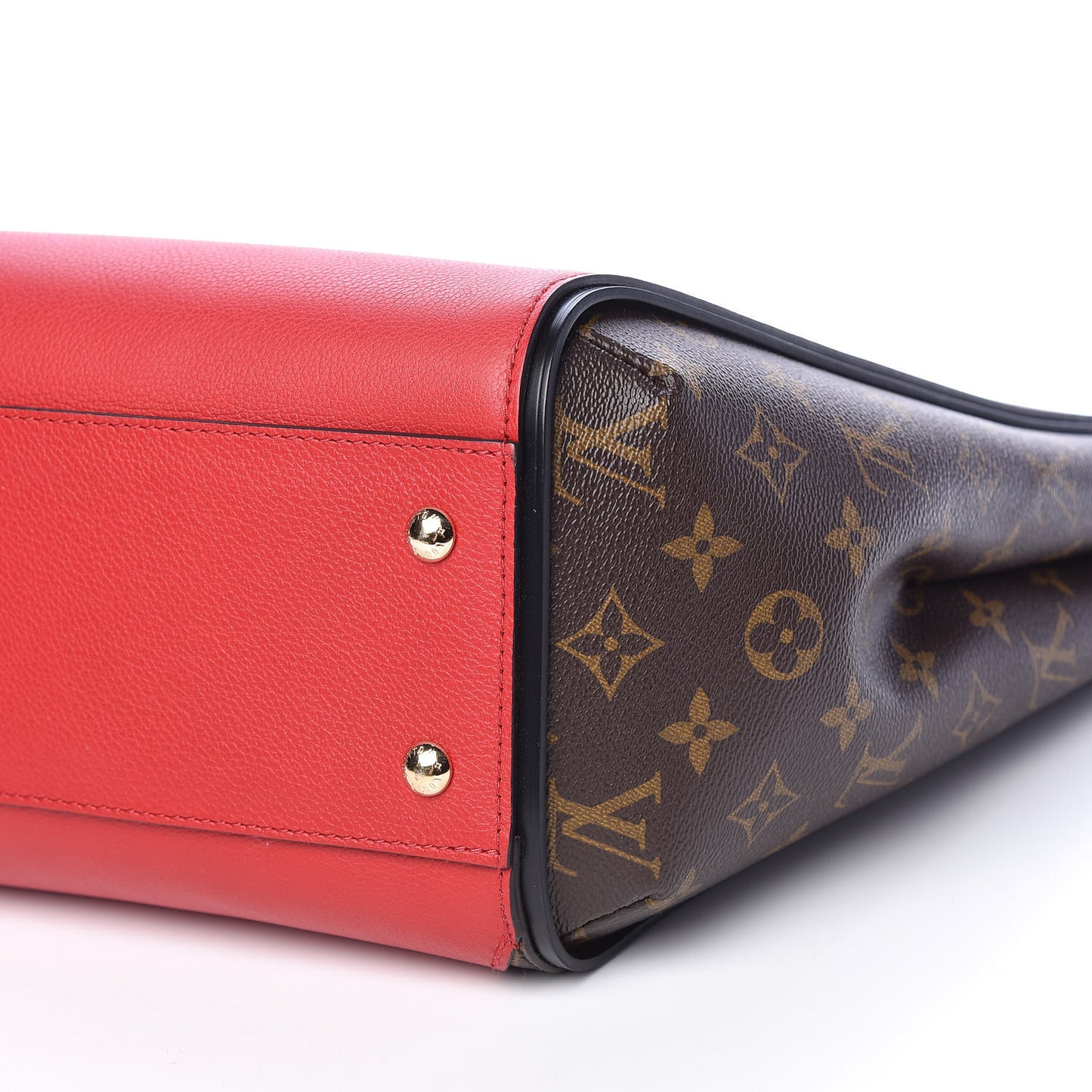 Calfskin Monogram Kimono Tote Cherry