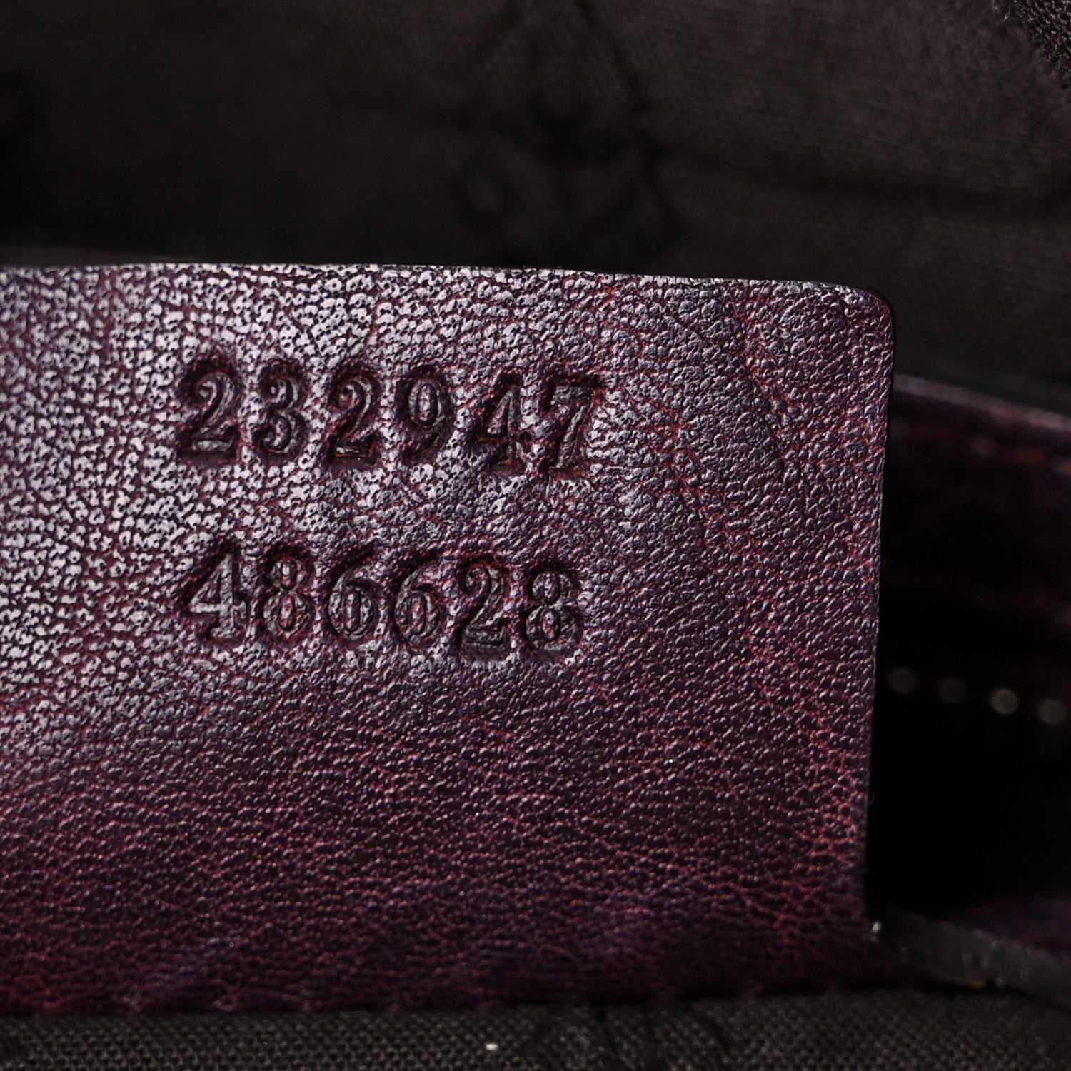 Gucci Monogram Medium Bamboo Bar Tote Bordeaux 7 of 21