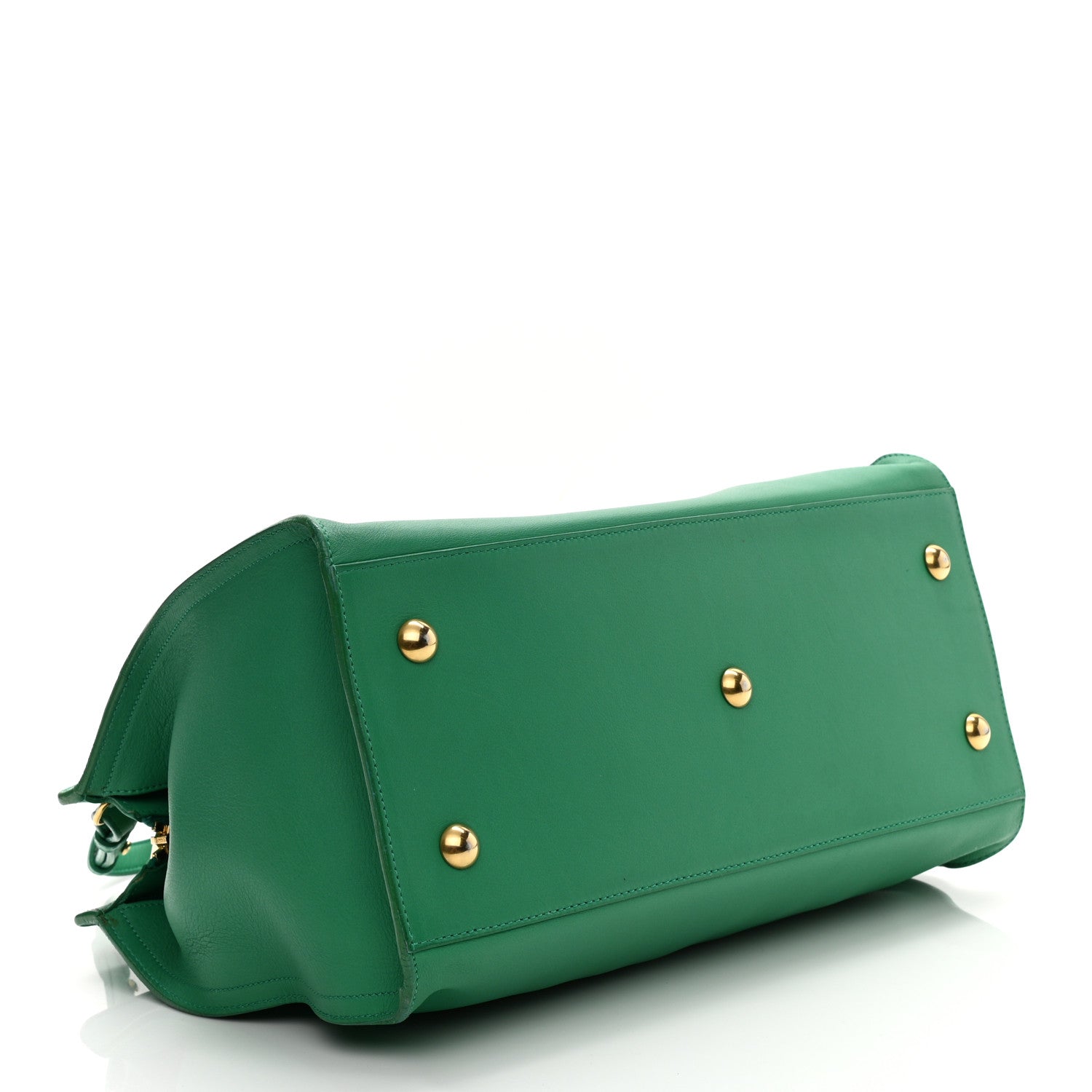 Saint Laurent Calfskin Small Classic Y Cabas Green 5 of 15