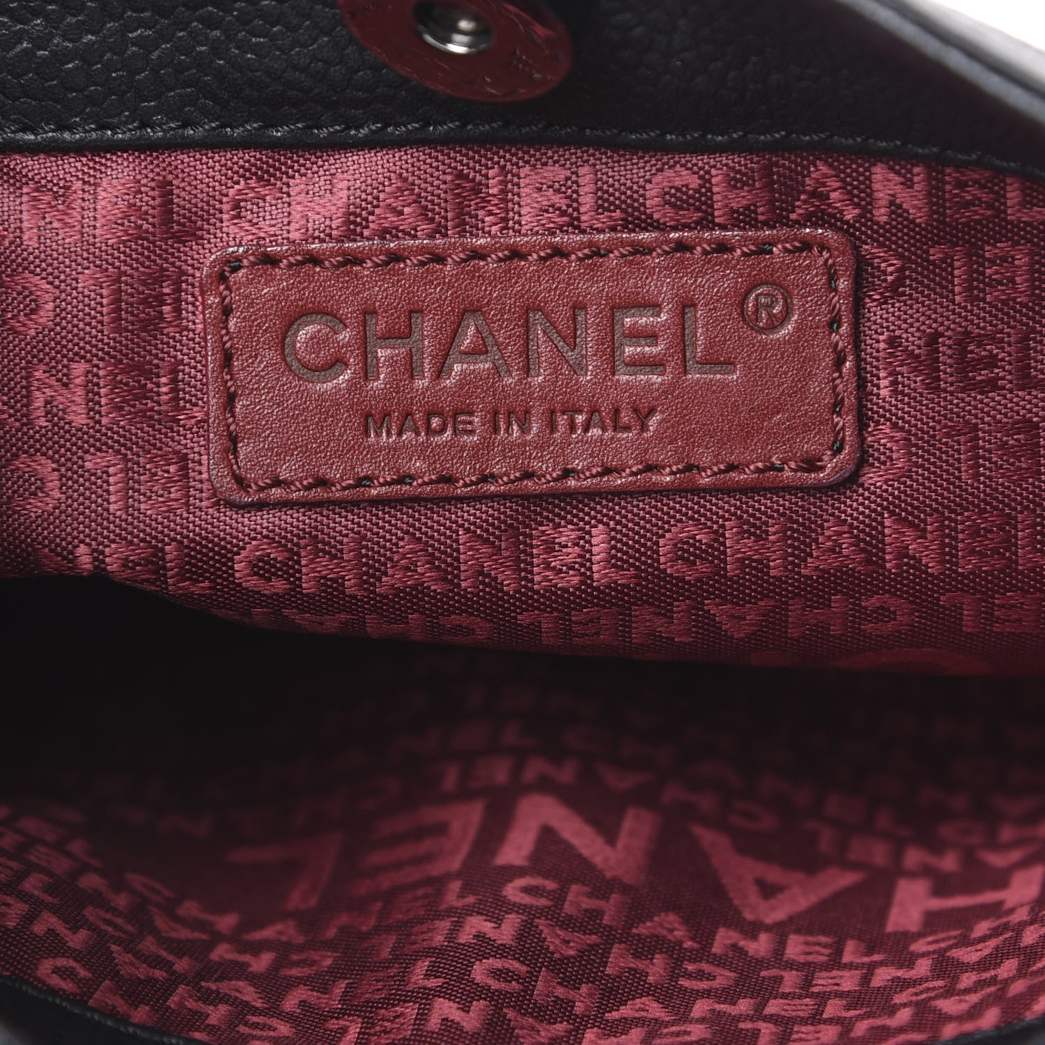 Chanel Caviar Square Quilted Shoulder Bag Black 5 of 8