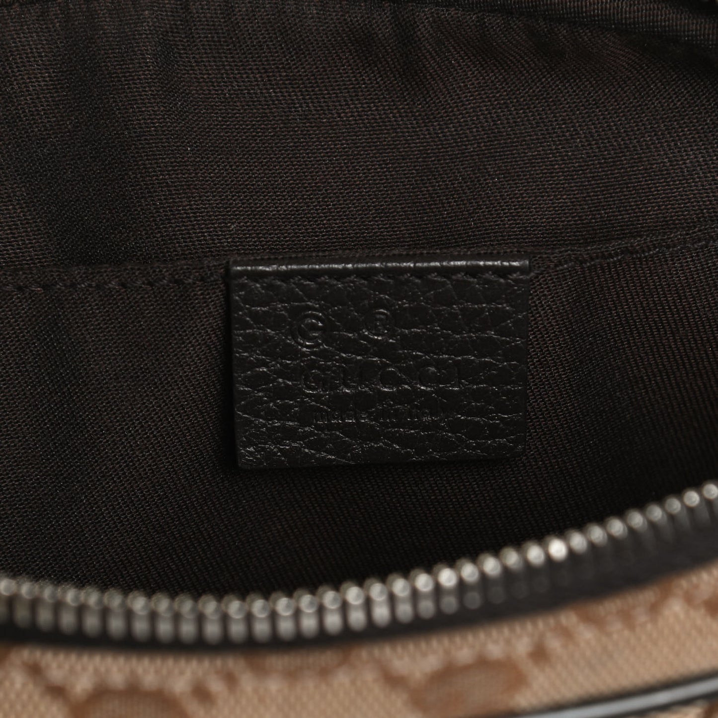 Monogram Belt Bag Dark Brown