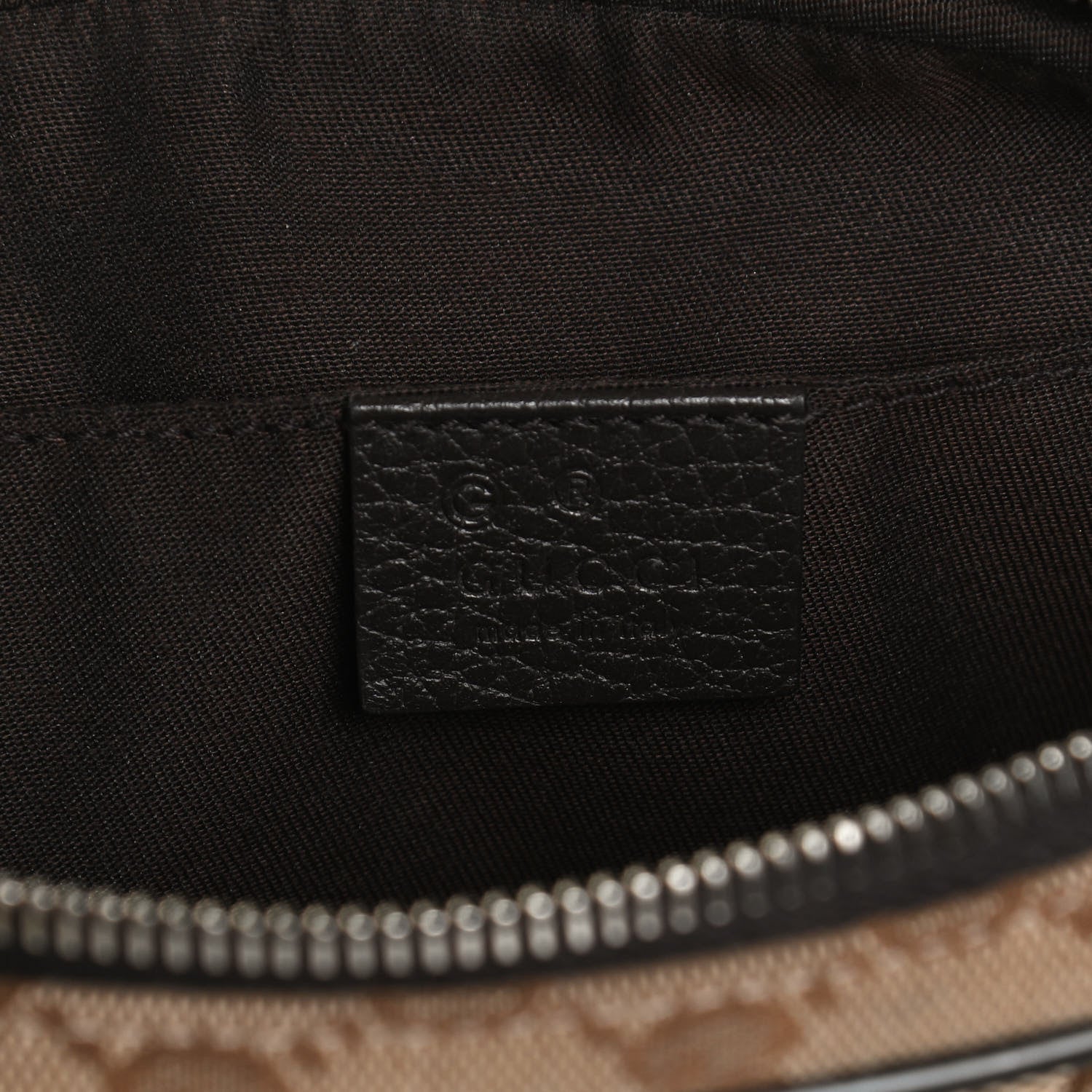 Gucci Monogram Belt Bag Dark Brown 6 of 13