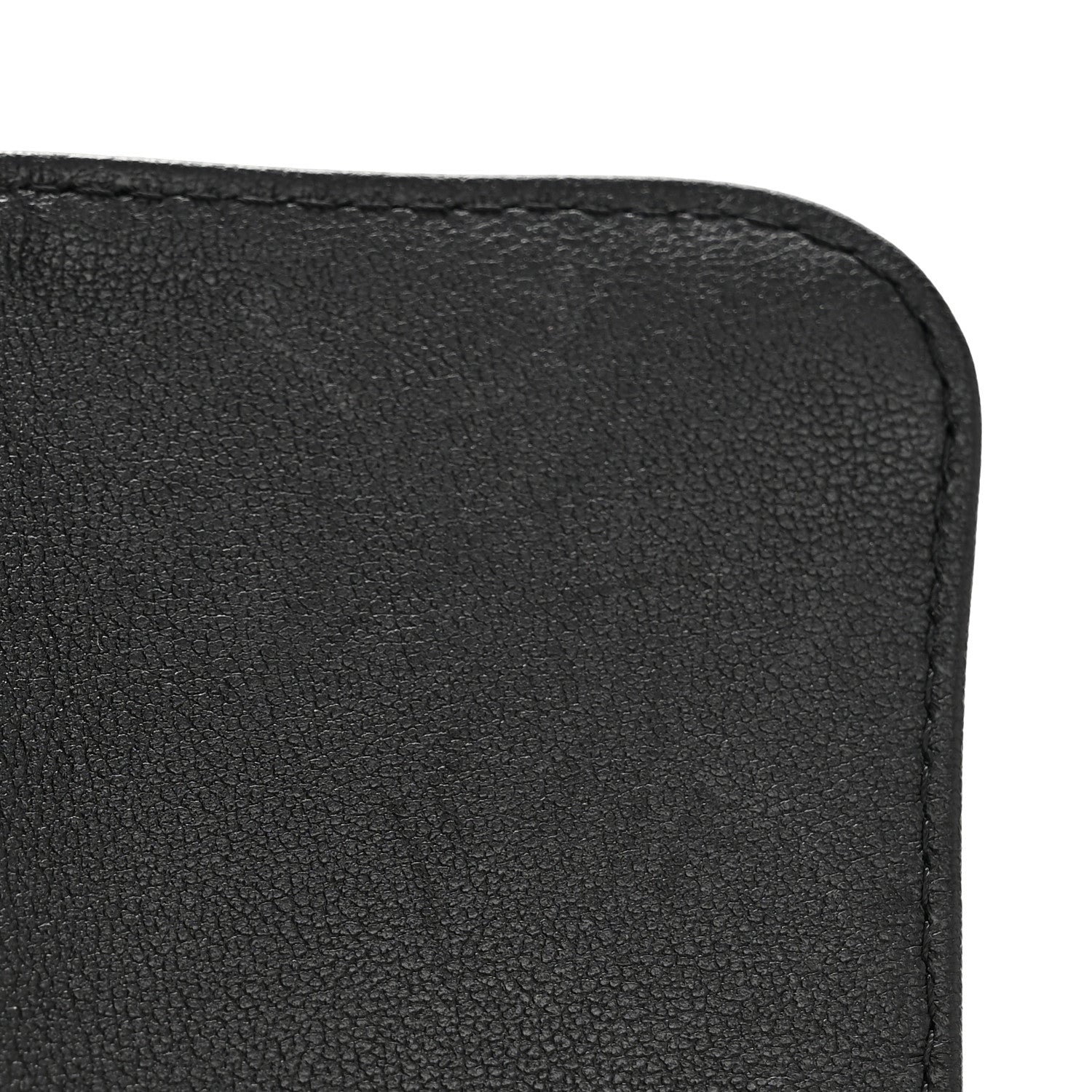 Chanel Lambskin Quilted Flap Phone Holder With Chain So Black 32 of 37