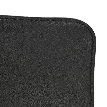 Chanel Lambskin Quilted Flap Phone Holder With Chain So Black 32 of 37