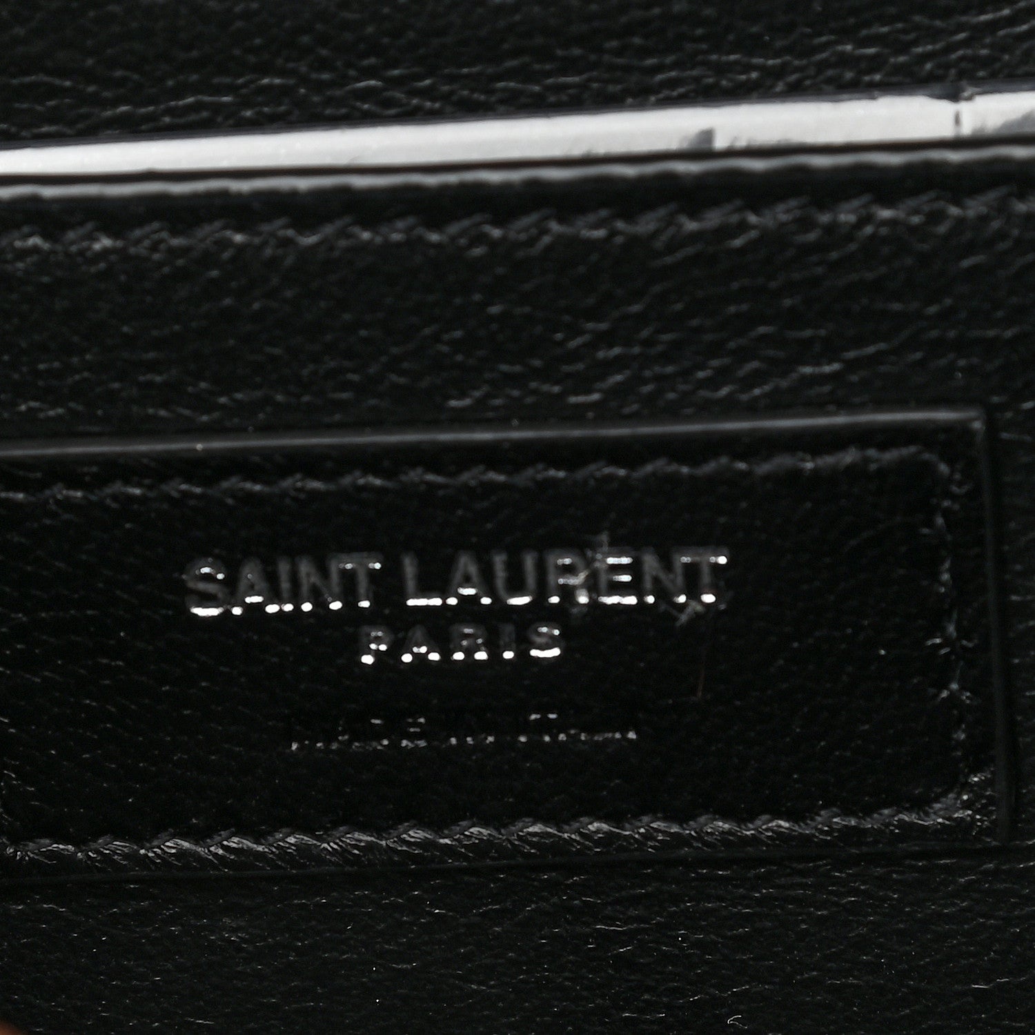 Saint Laurent Calfskin Metropolis Chain Shoulder Bag Black 6 of 9