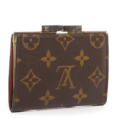 Louis Vuitton Monogram French Kiss Lock Coin Purse 3 of 7