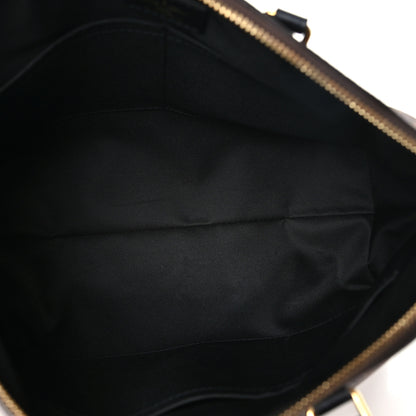 Louis Vuitton Damier Ebene Odeon Tote MM Black 5 of 9