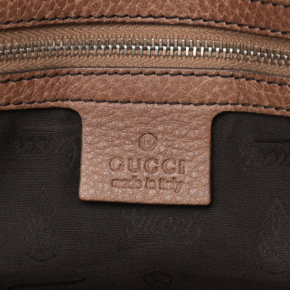 Gucci Monogram Medium Bamboo Bar Tote Brown 6 of 13