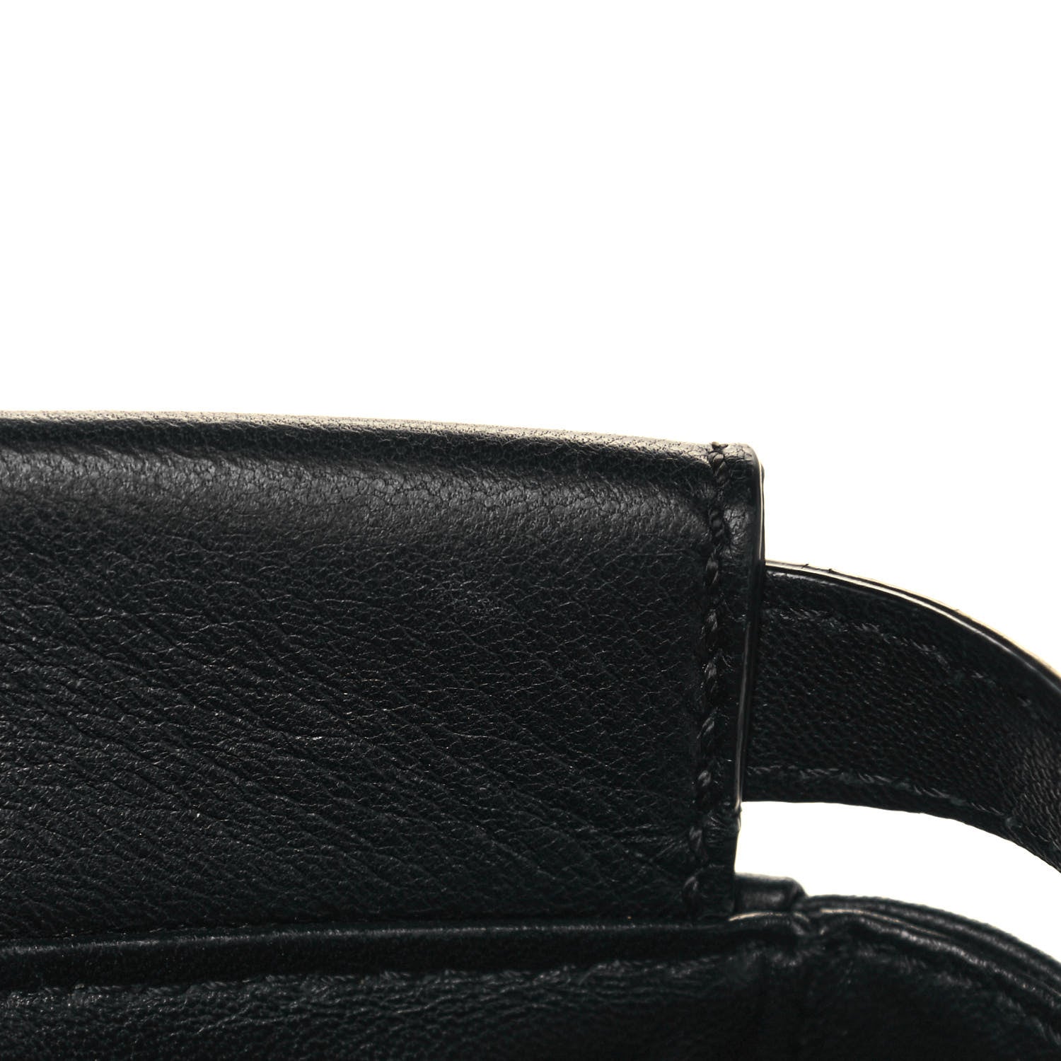 Fendi Nappa Mini Peekaboo Iconic Satchel Black 10 of 13