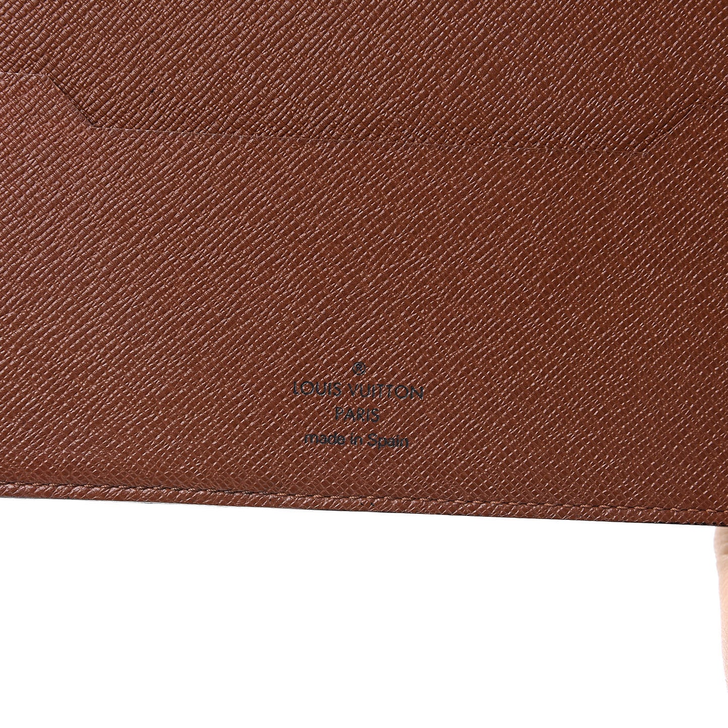 Monogram Desk Agenda Cover