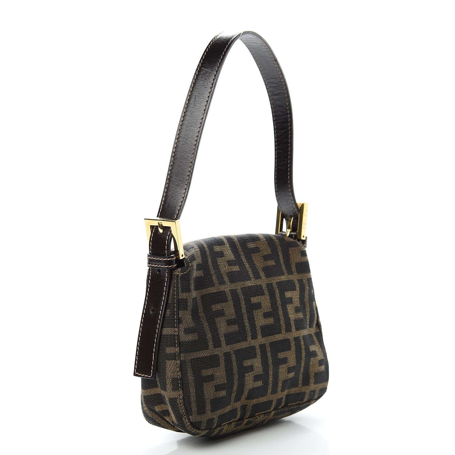 Fendi Zucca Mini Shoulder Bag Tobacco 3 of 10