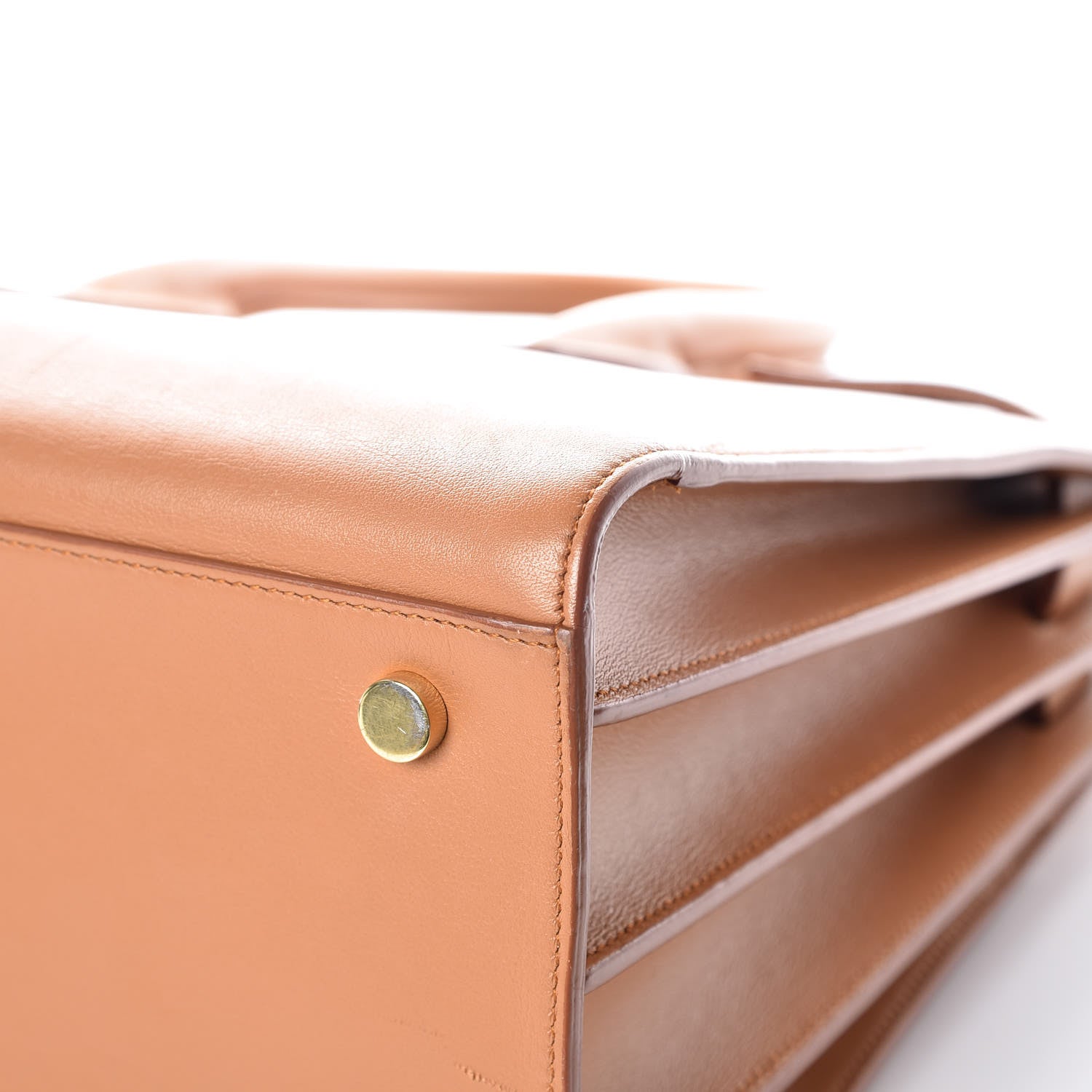Saint Laurent Calfskin Small Sac De Jour Taupe 14 of 22