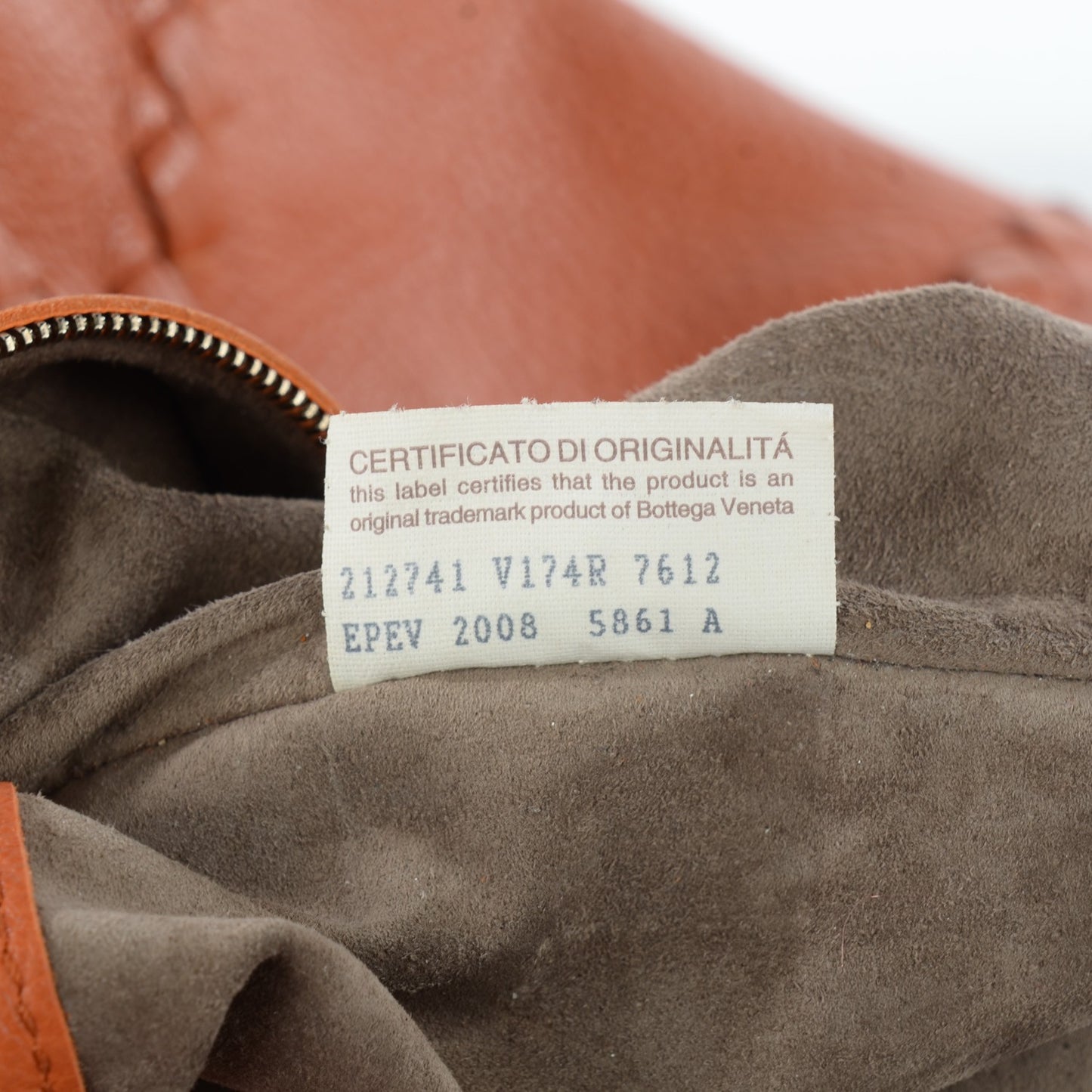 Cervo Deerskin Large Hobo Pumpkin