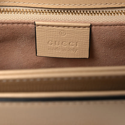 Gucci Azalea Calfskin Horsebit 1955 Shoulder Bag Bubble Tea 6 of 10